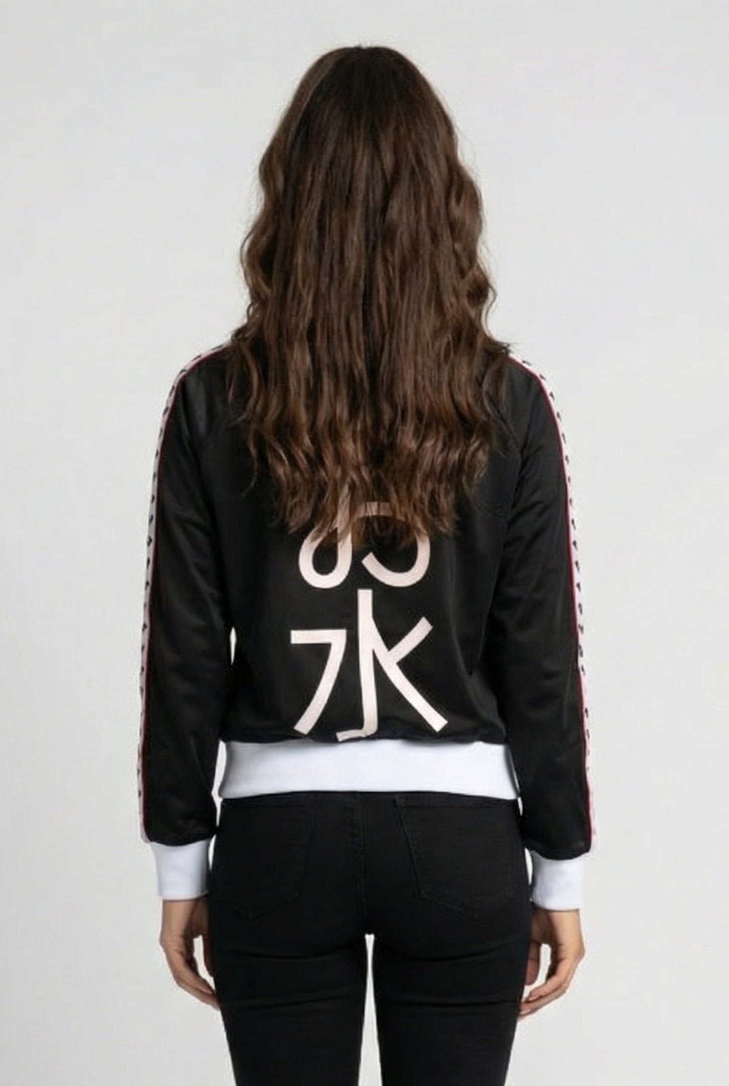 W RELAX IV TEAM JACKET MIZU BLACK WHITE BLACK 2