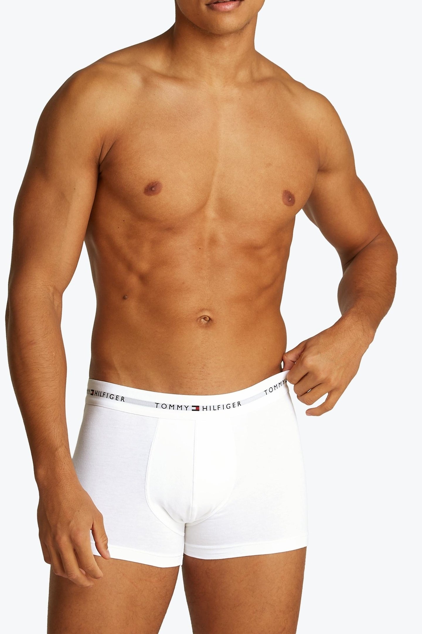 3-PACK LOGO TRUNKS WHITE 1