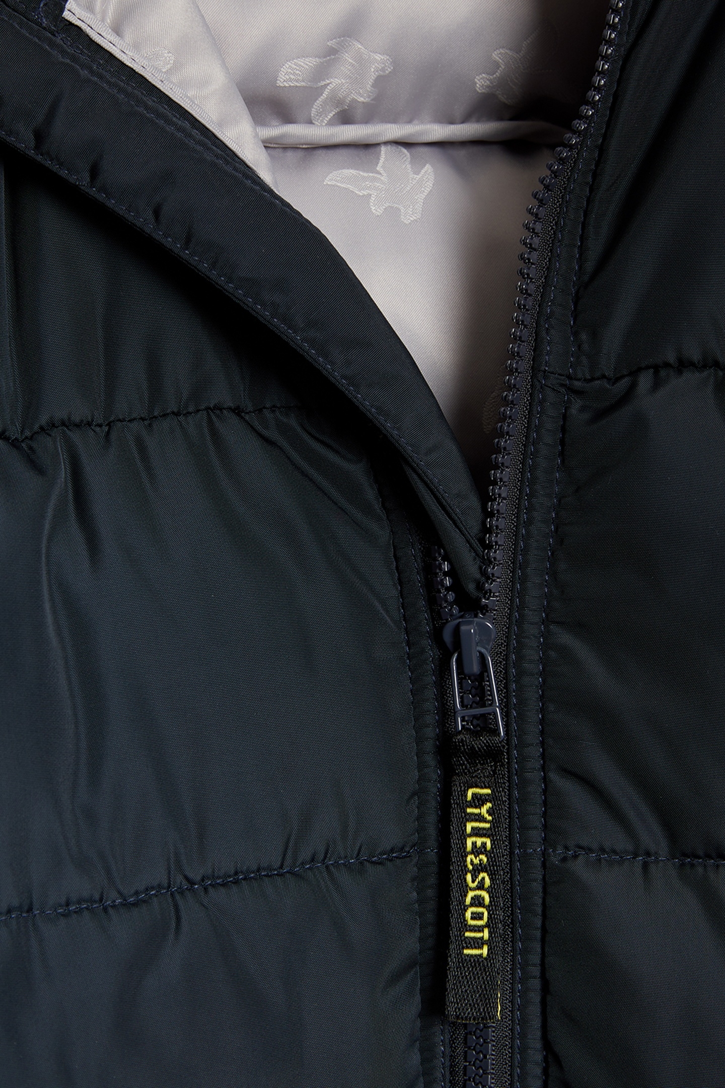QUILTED PUFFER COAT DARK NAVY 6