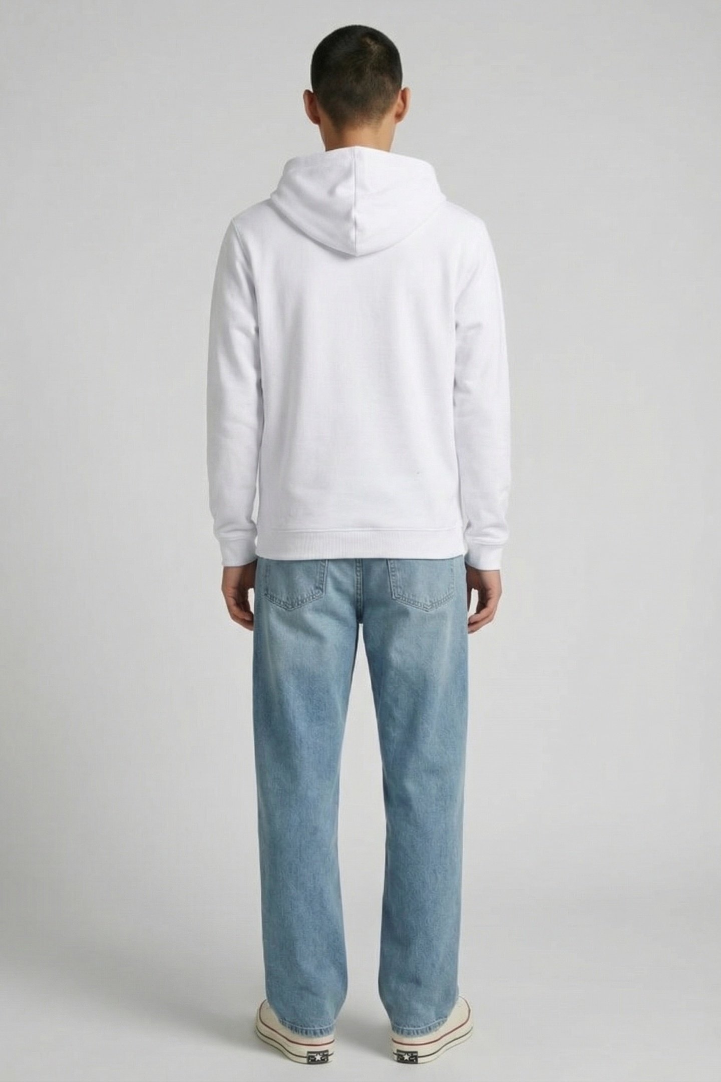 UNISEX ZOLTAN LOGO HOODY BRIGHT WHITE 2