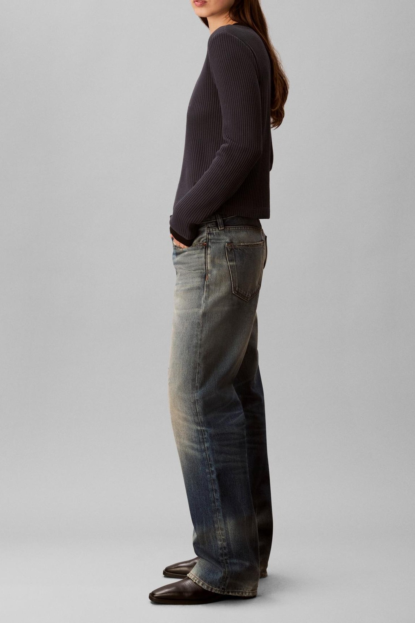 LS WAFFLE TEE INKWELL 3