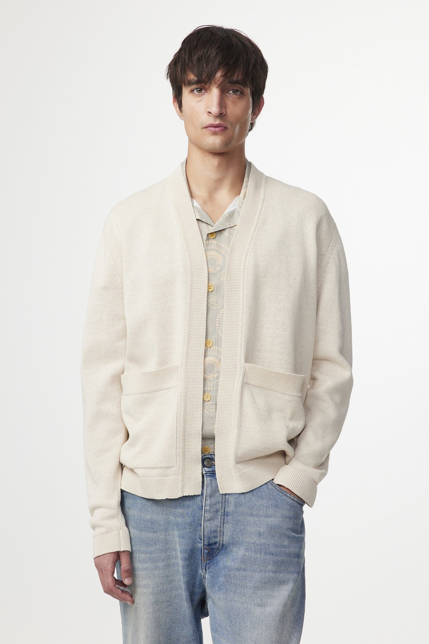BRADLEY CARDIGAN 6371 ECRU 2