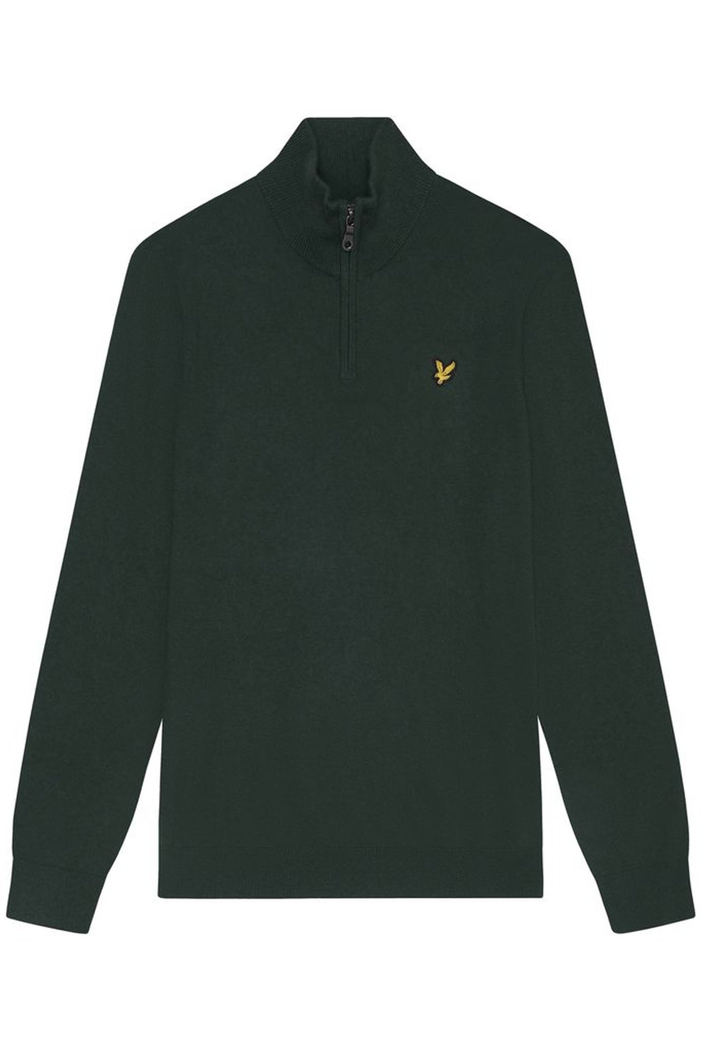 COTTON MERINO QUARTER ZIP JUMPER ARGYLE TEAL 2