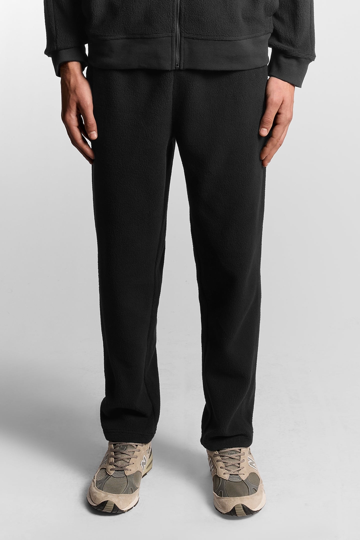 POLAR FLEECE TRACK PANT JET BLACK 1