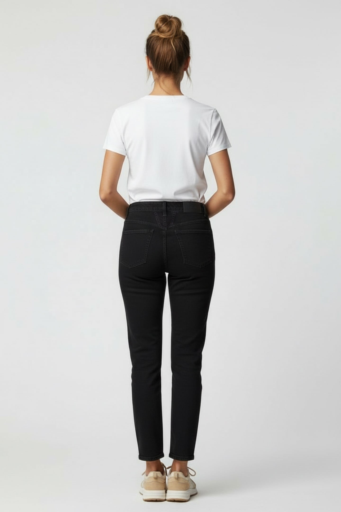 PEDAL PUSHER JEANS DARK GREY 2