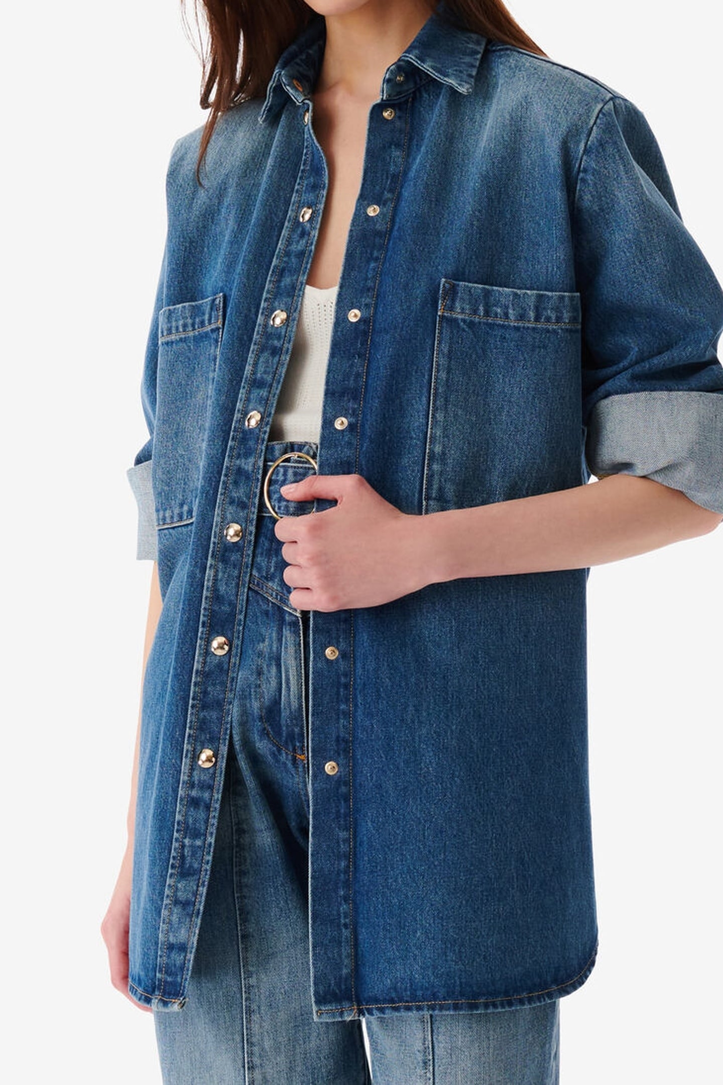 PAMPELO SHIRT MID BLUE USED 1