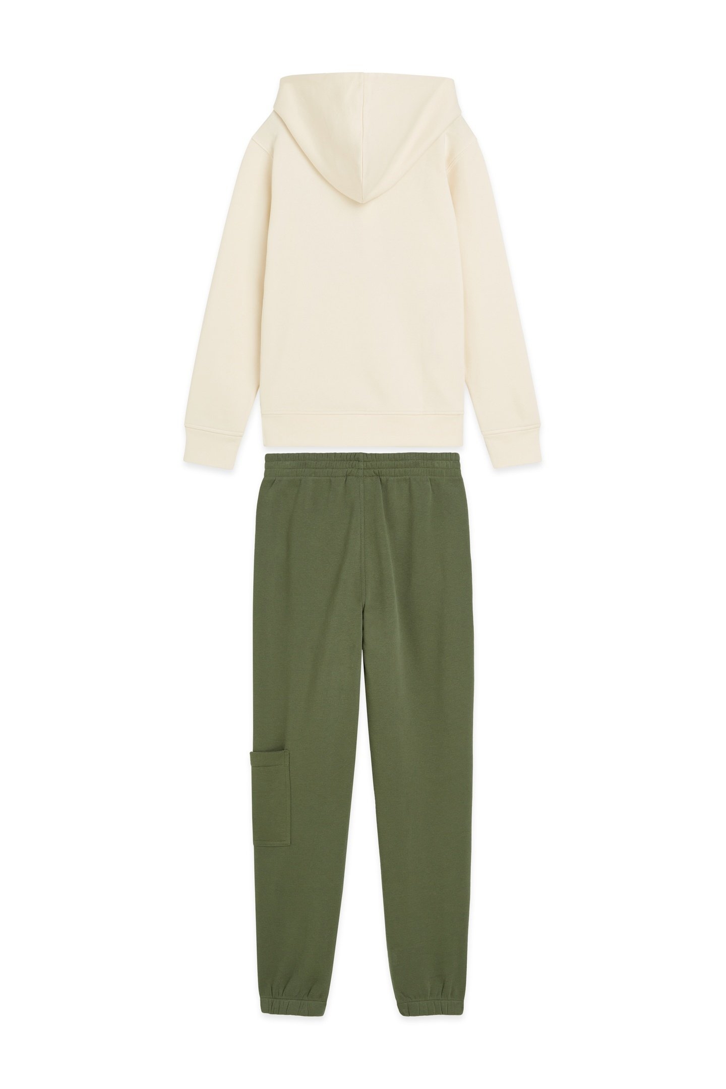 BOYS HOODIE & JOGGER SET NATURAL 2