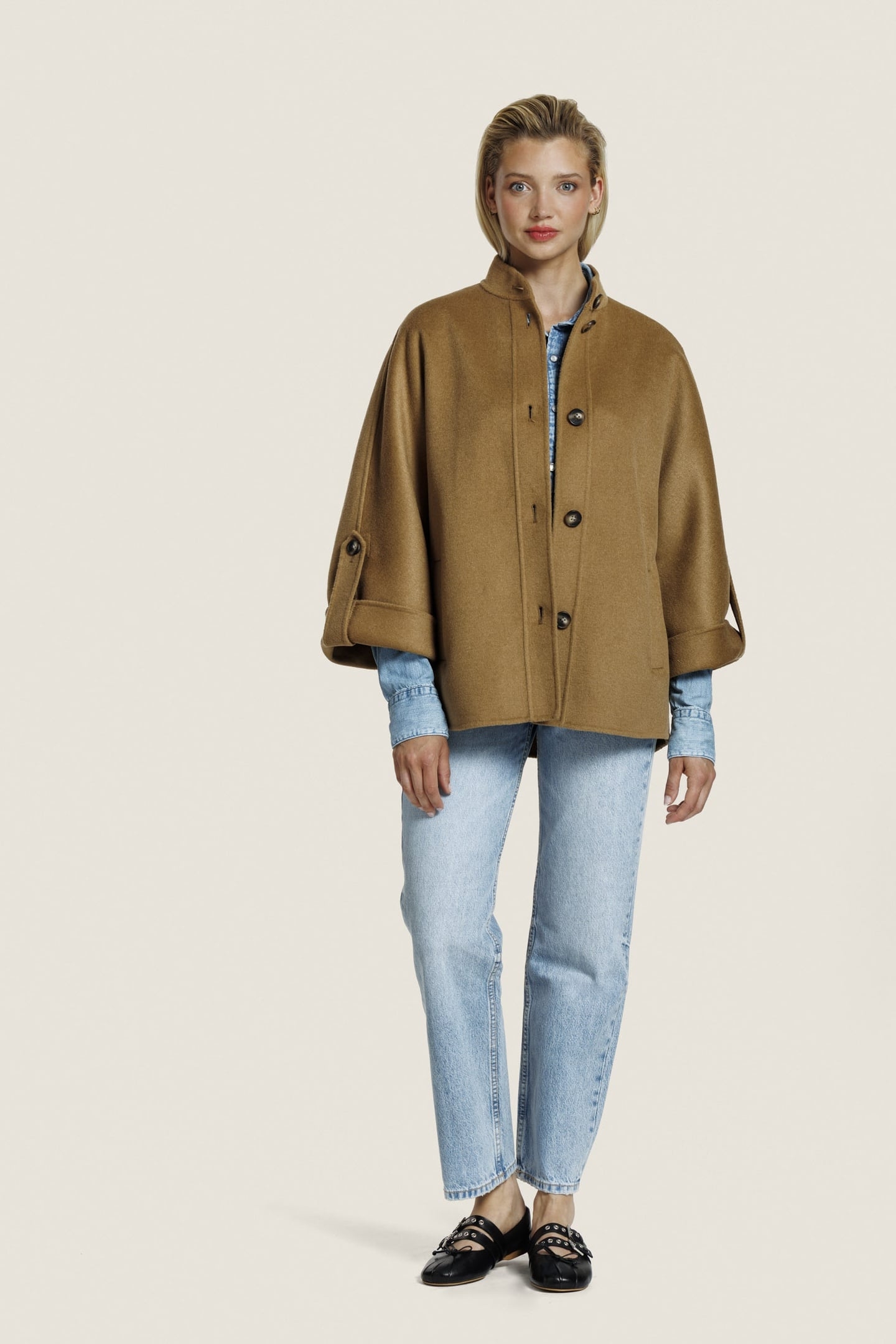 VAJEN WOOL JACKET TABACCO 1