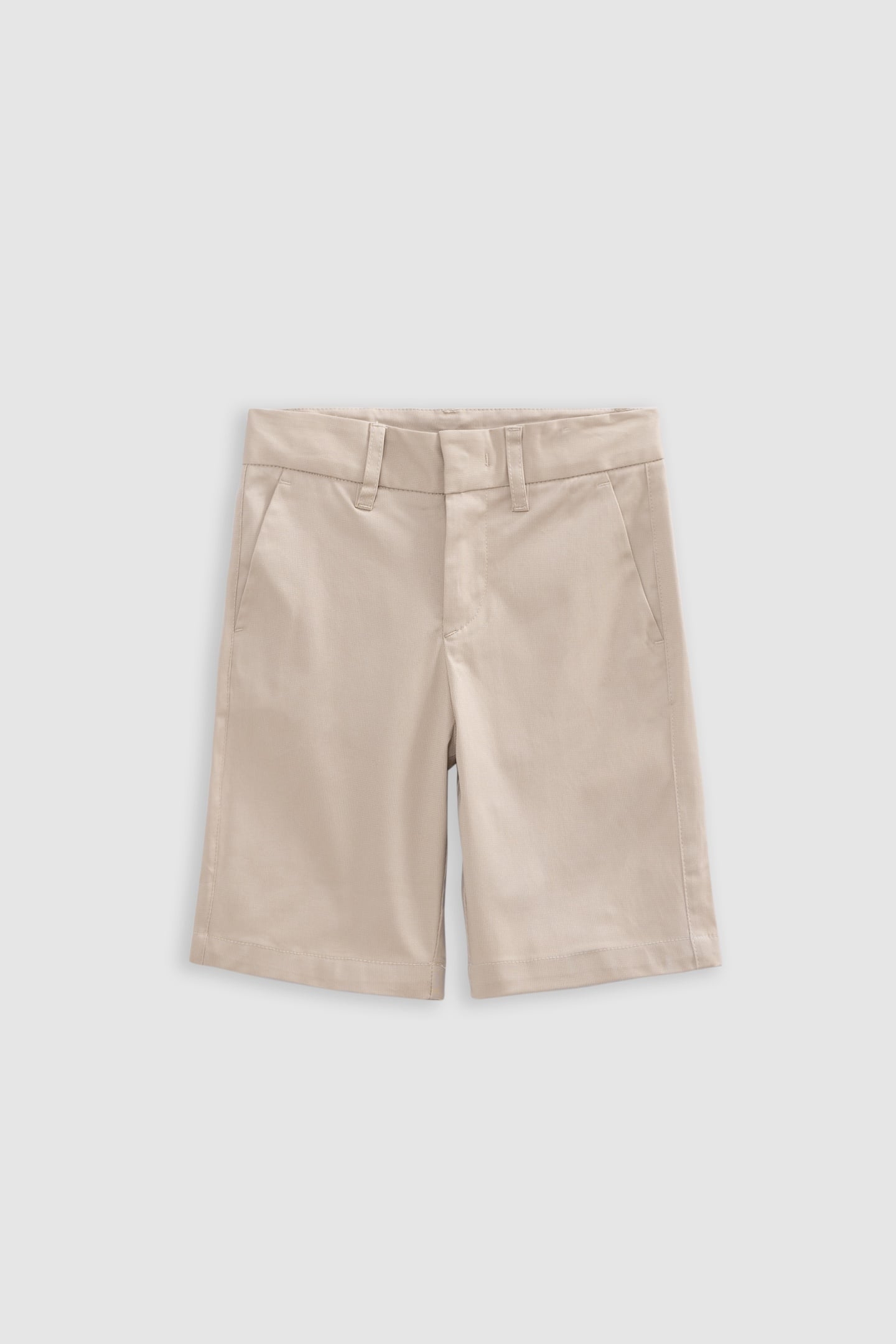 BEIGE FORMAL BERMUDA SHORTS 1