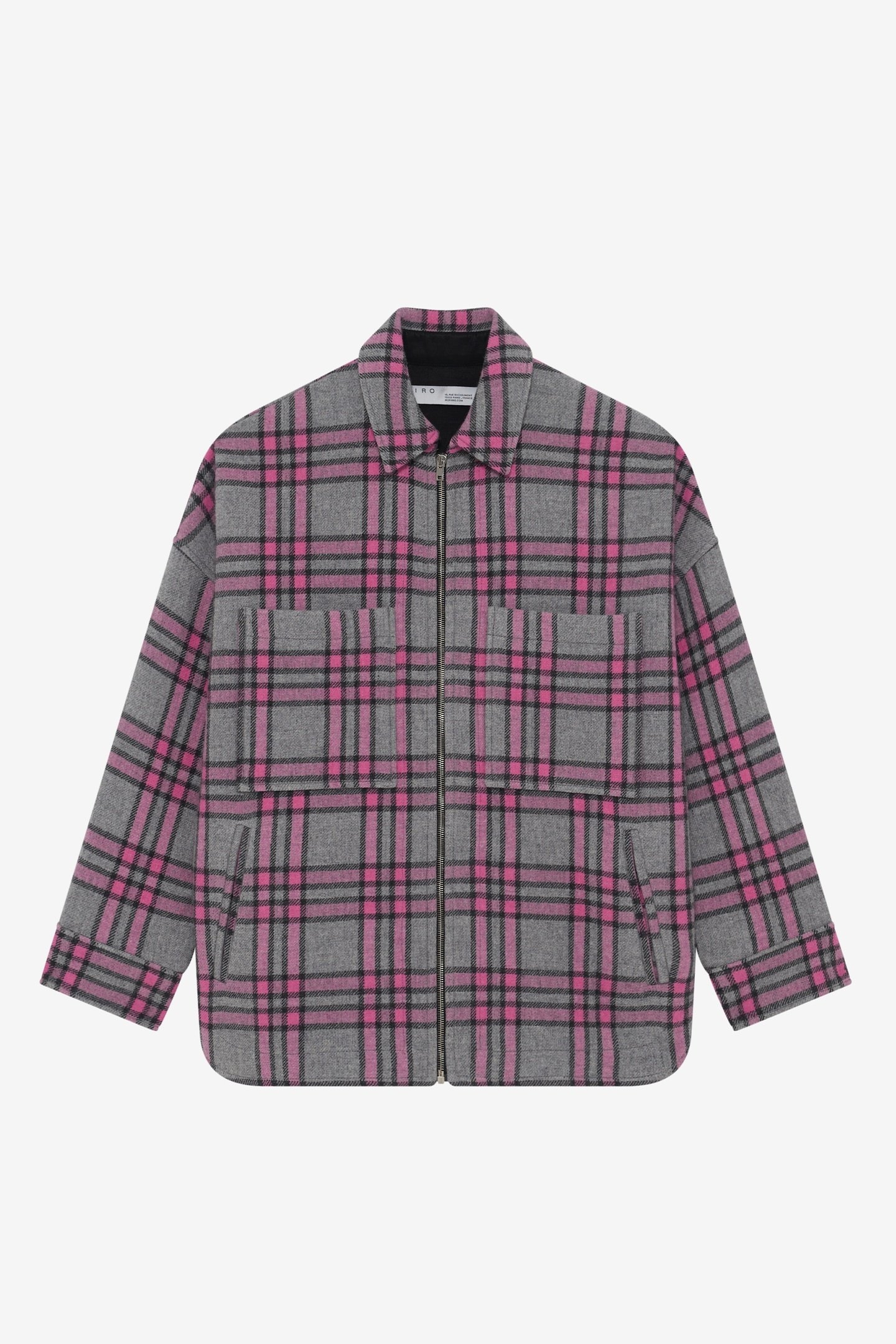 WESINA OVERSHIRT GREY/PINK 5