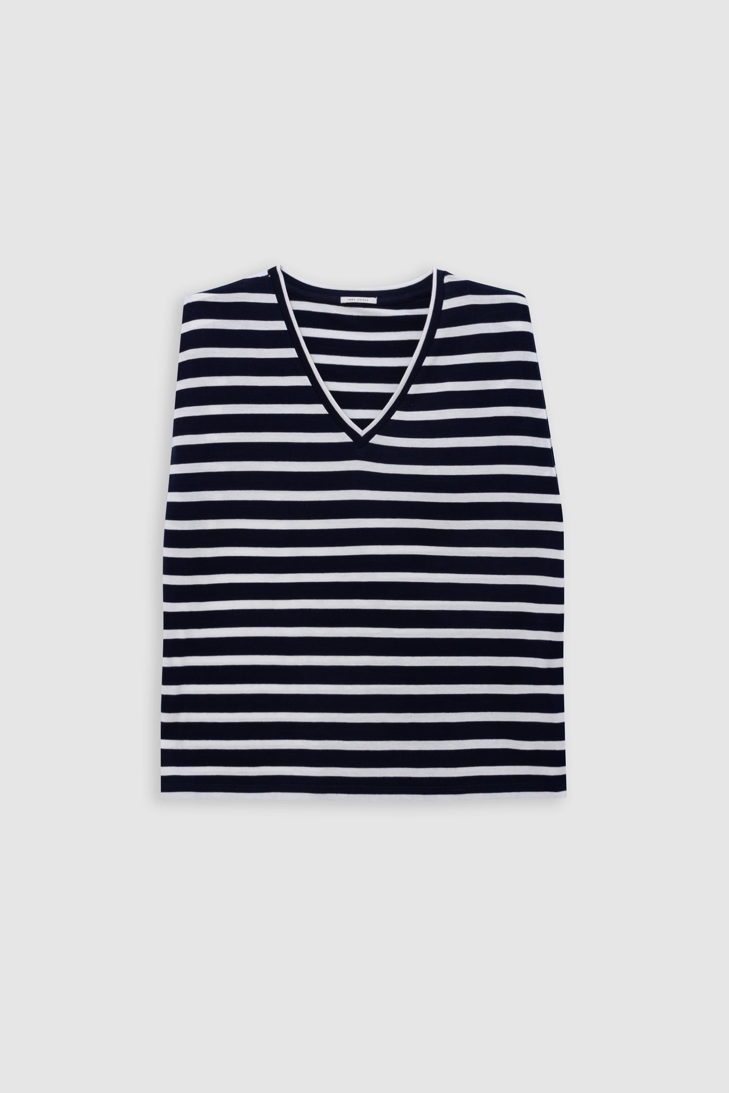 NAVY AND WHITE SAILOR T-SHIRT WITH EPAULETS 1