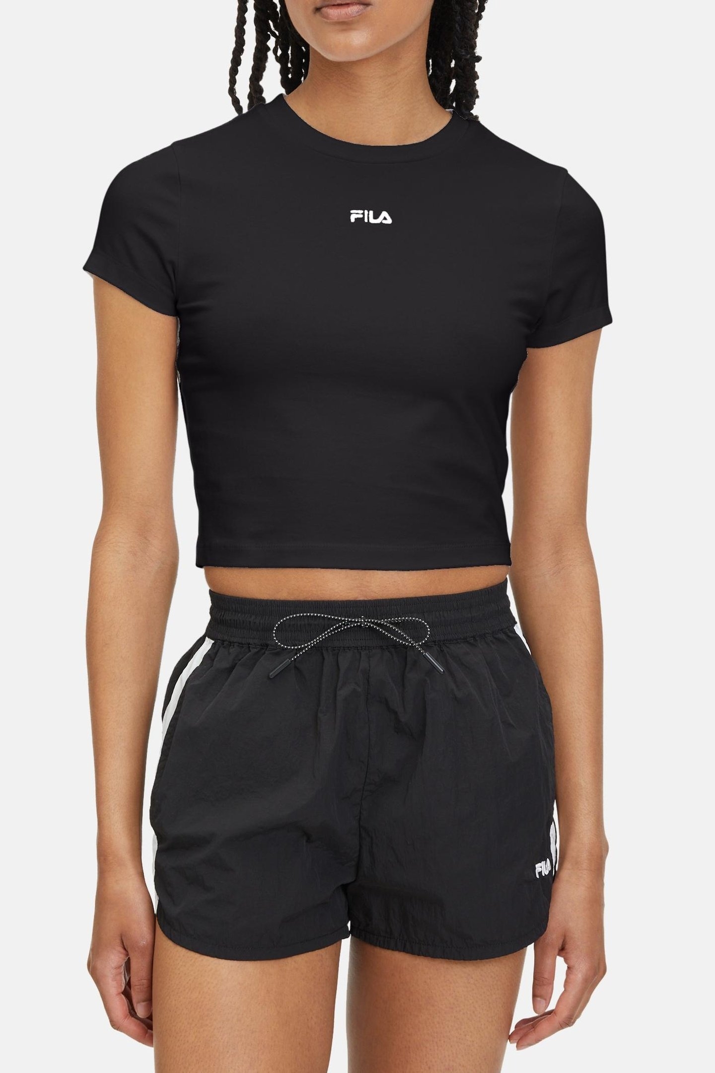LATINA CROPPED TEE BLACK 1