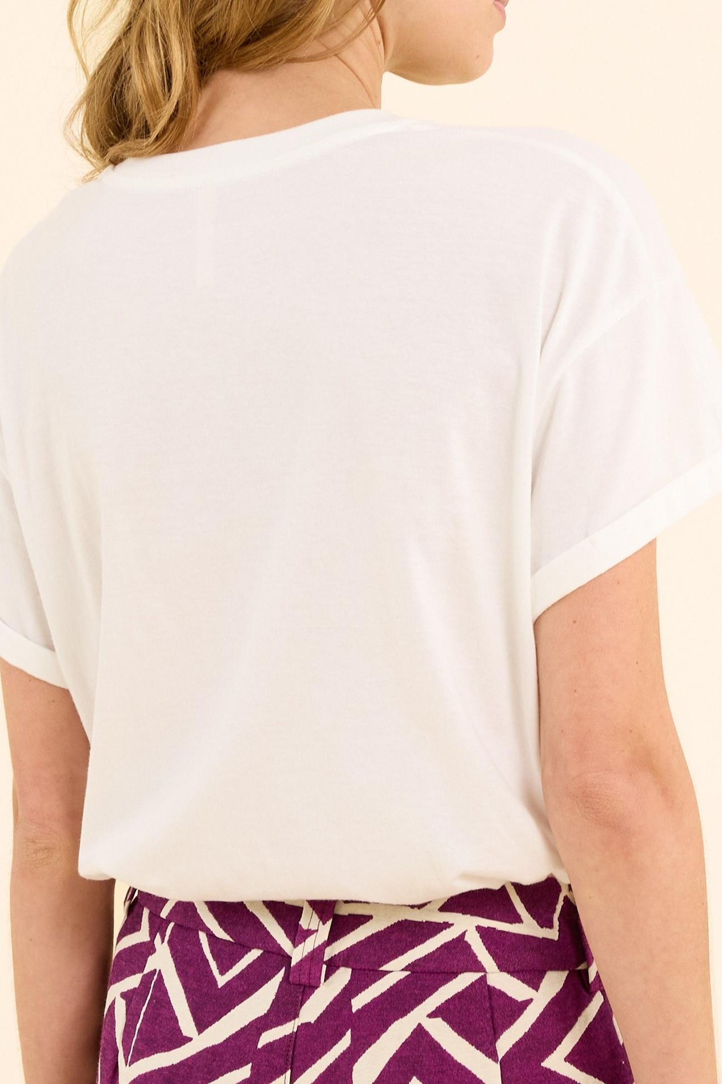 WHITE T-SHIRT WITH MESSAGE AND FISTS OFF-WHITE 5