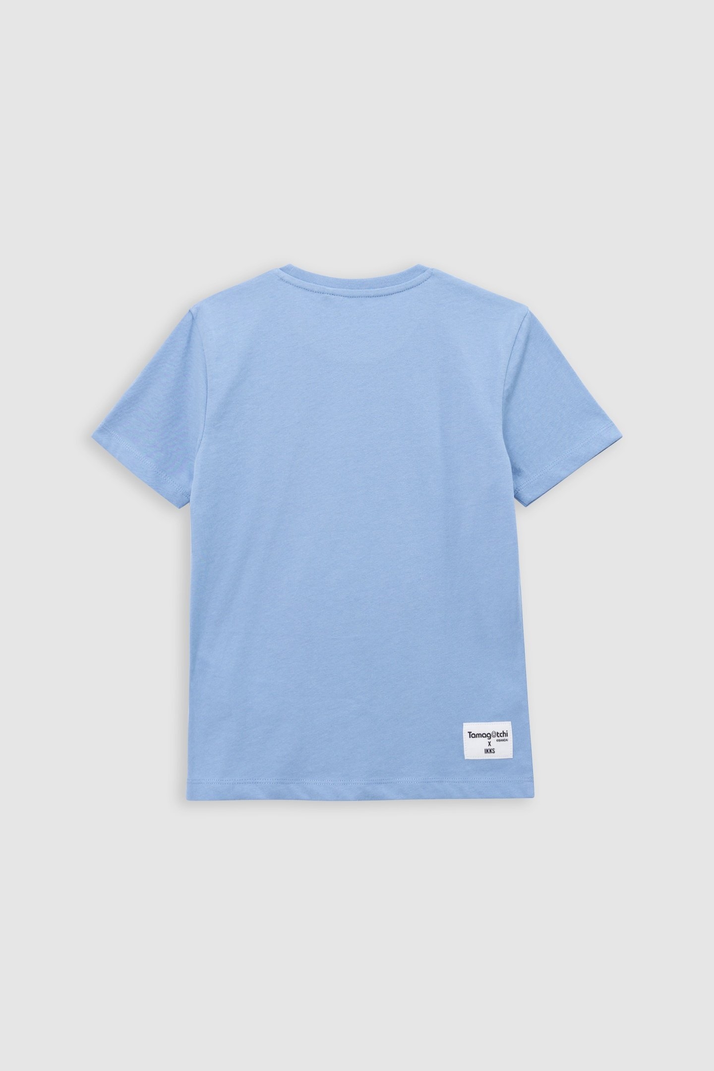 SEQUINED ORGANIC BLUE T-SHIRT TAMAGOTCHI X IKKS 2