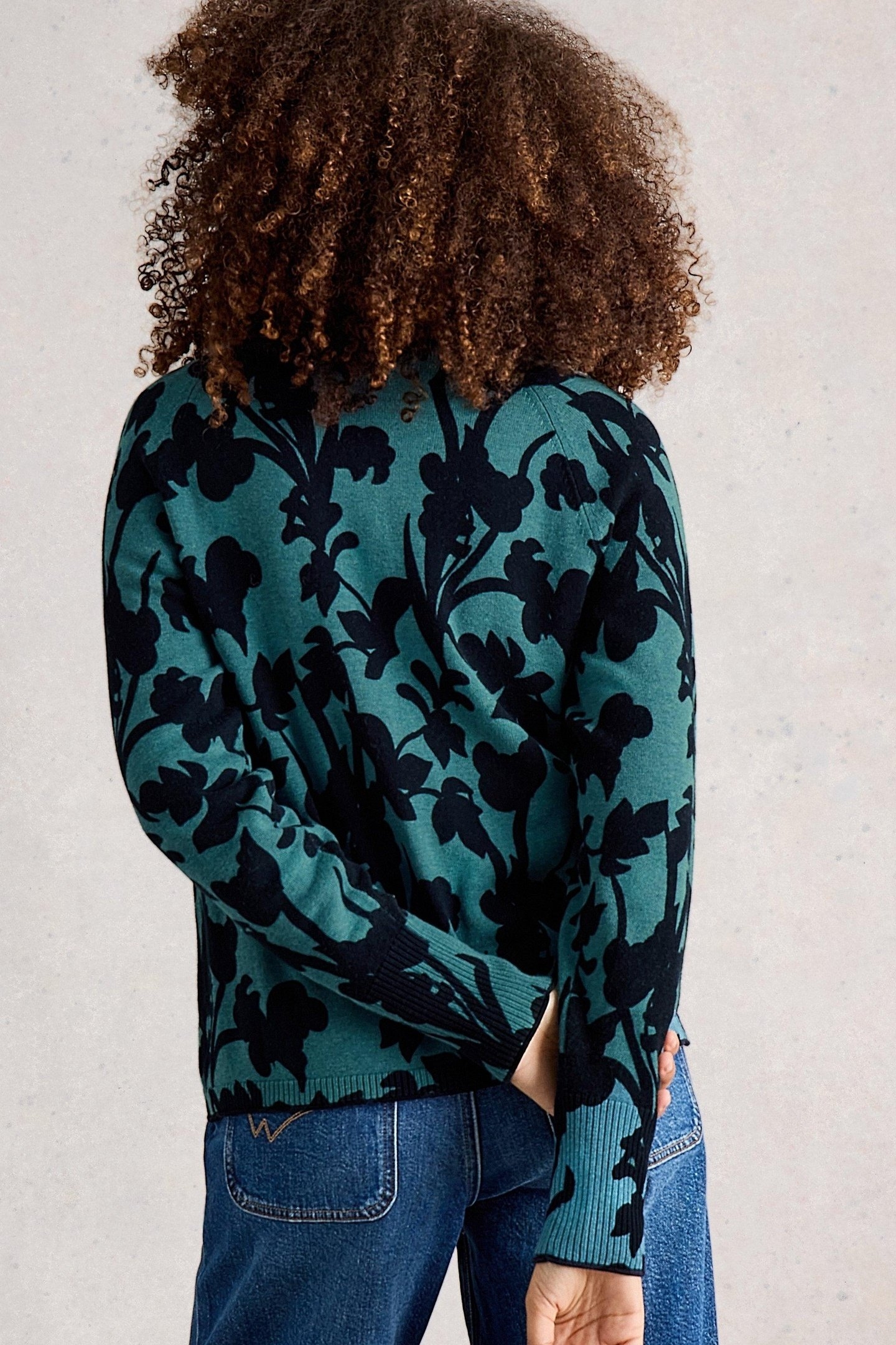 LULU PRINT CARDI BLUE PRINT 2