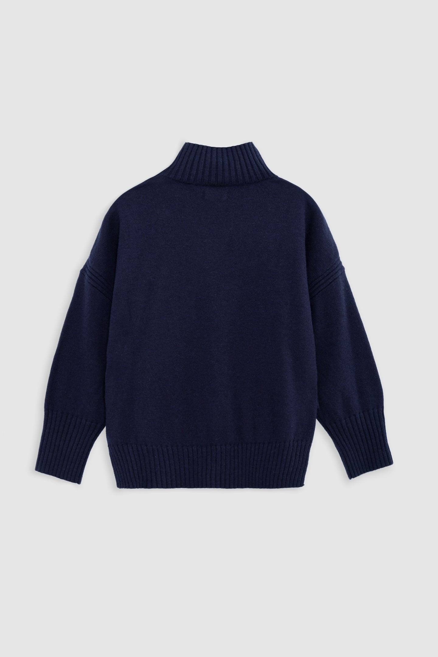 GIRL'S INTARSIA STARS NAVY KNIT SWEATER 2