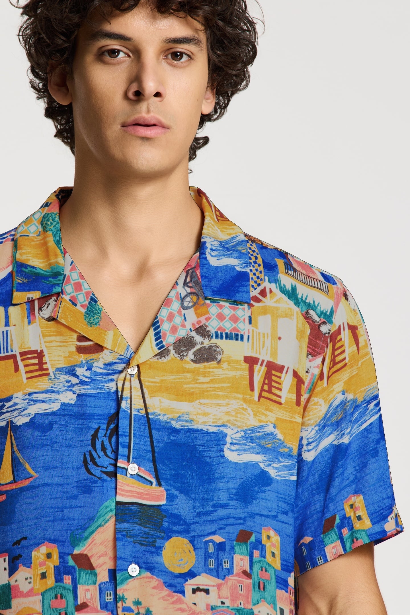 VIC SHORT SLEEVE SHIRT SHIWI ISLAND MULTI BRIGHT SHIWI ISLAN 7