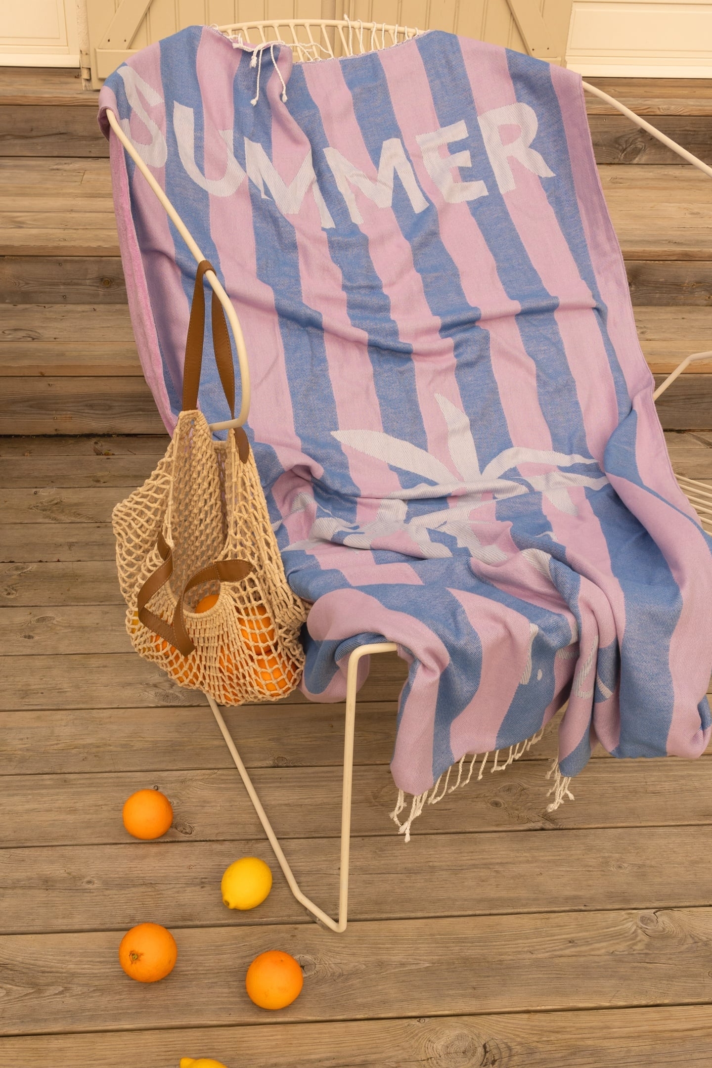 LILAC AND BLUE FOUTA INDIGO 8