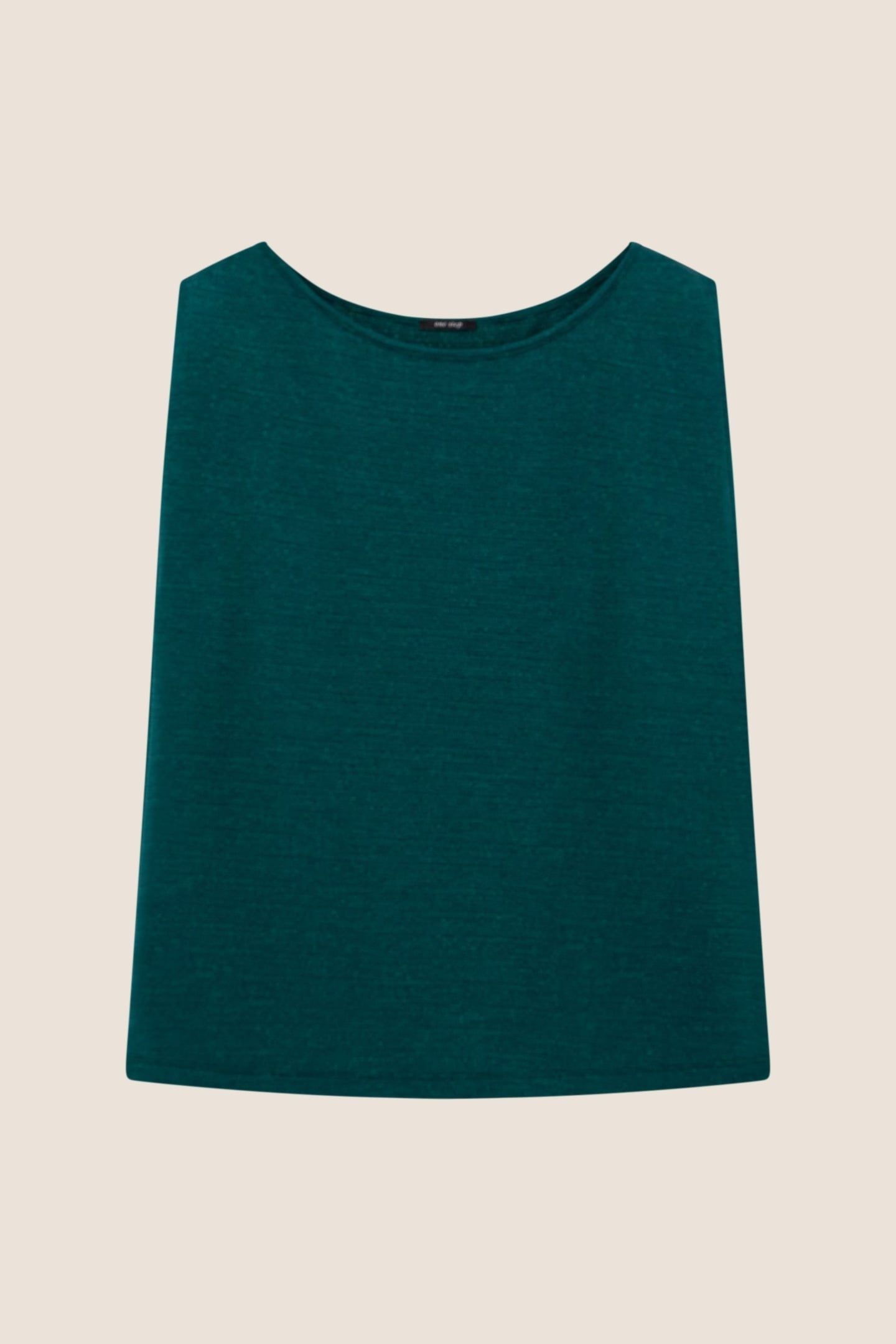 MAFALDA - GREEN T-SHIRT WITH FINE LUREX STRIPES 5