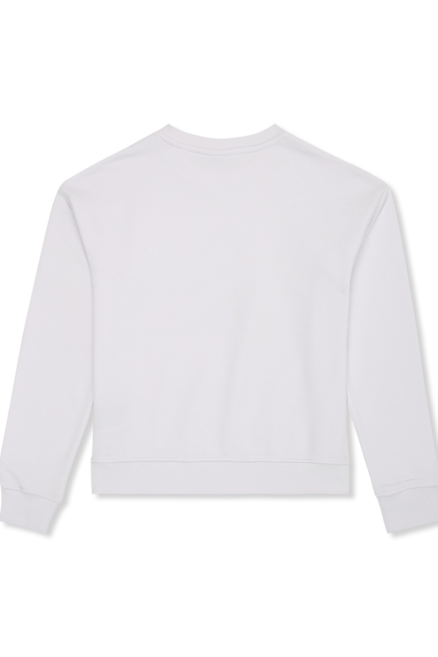 PARELLA RELAXED GRAPHIC CREWNECK SWEATSHIRT BRIGHT WHITE 3