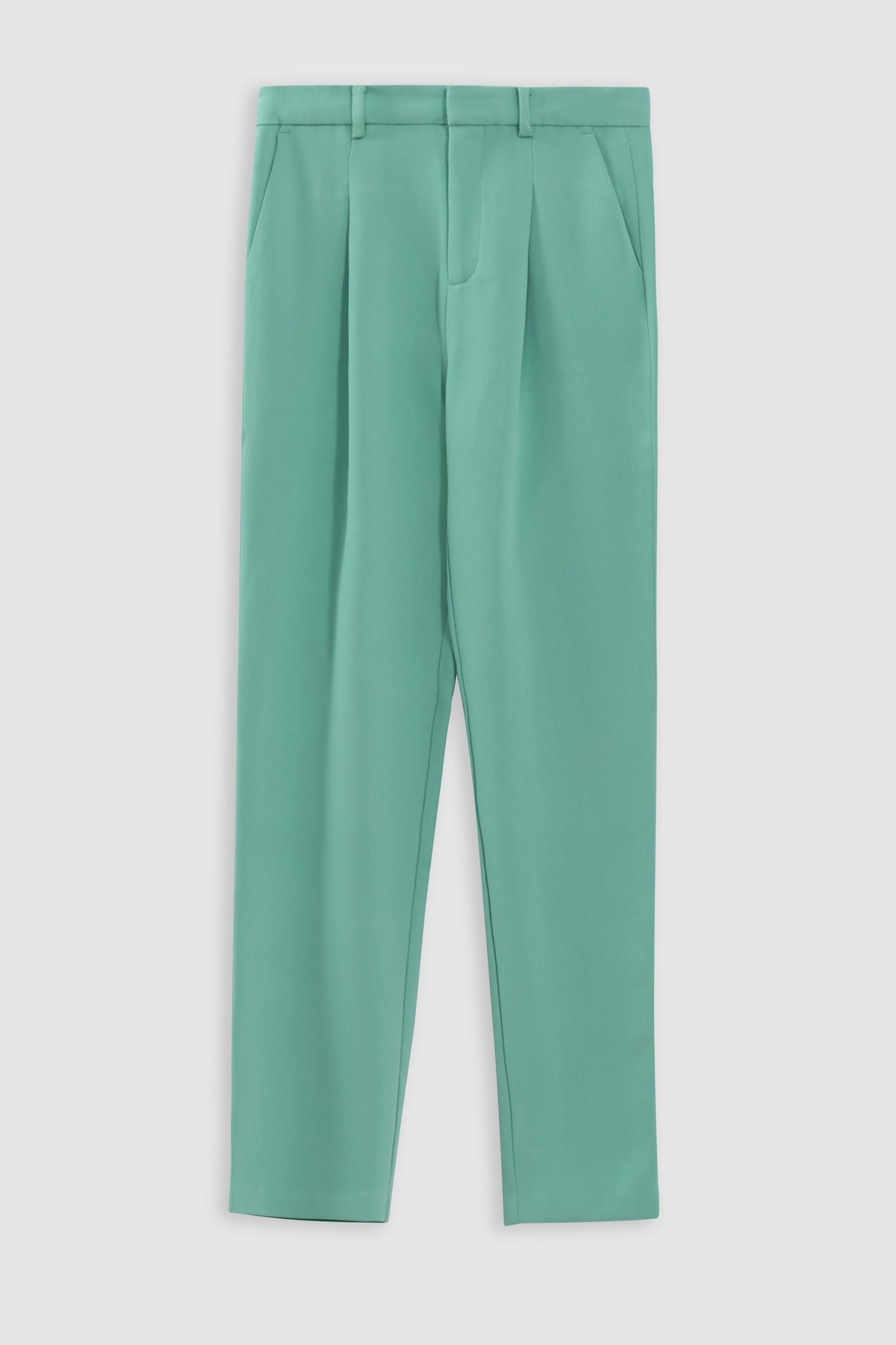 GREEN RECYCLED POLYESTER SUIT PANTS 4
