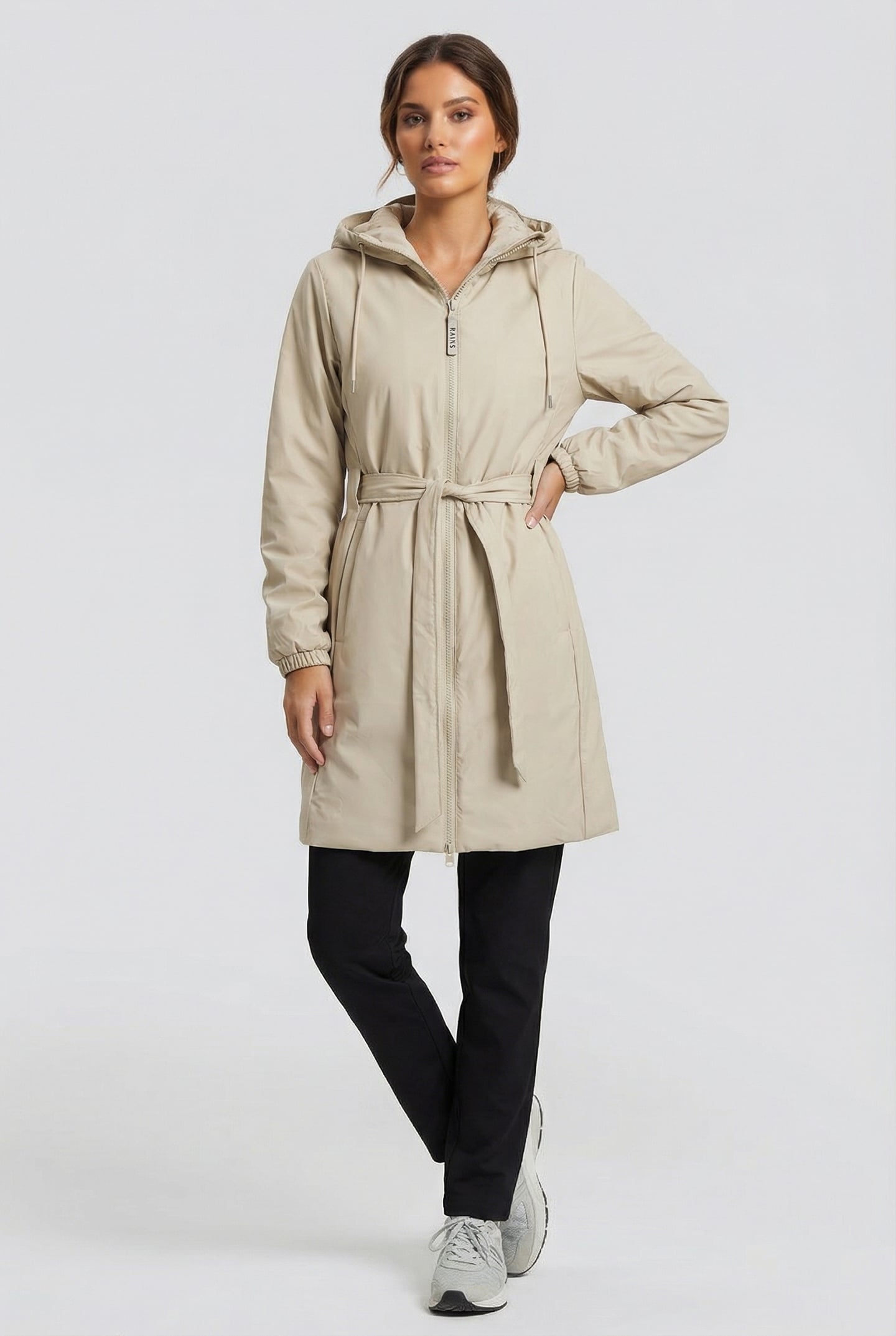 LOHJA LONG INSULATED CURVE JACKET W3T2 DUNE 2