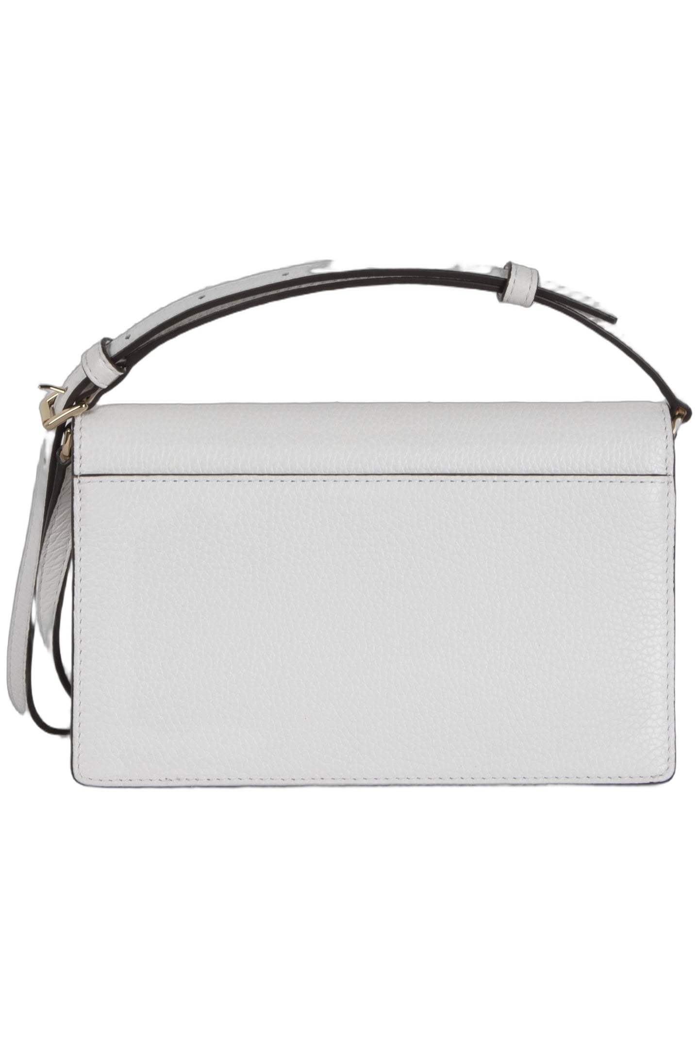 MEDIUM FLAP CROSSBODY BAG OPTIC WHITE 4