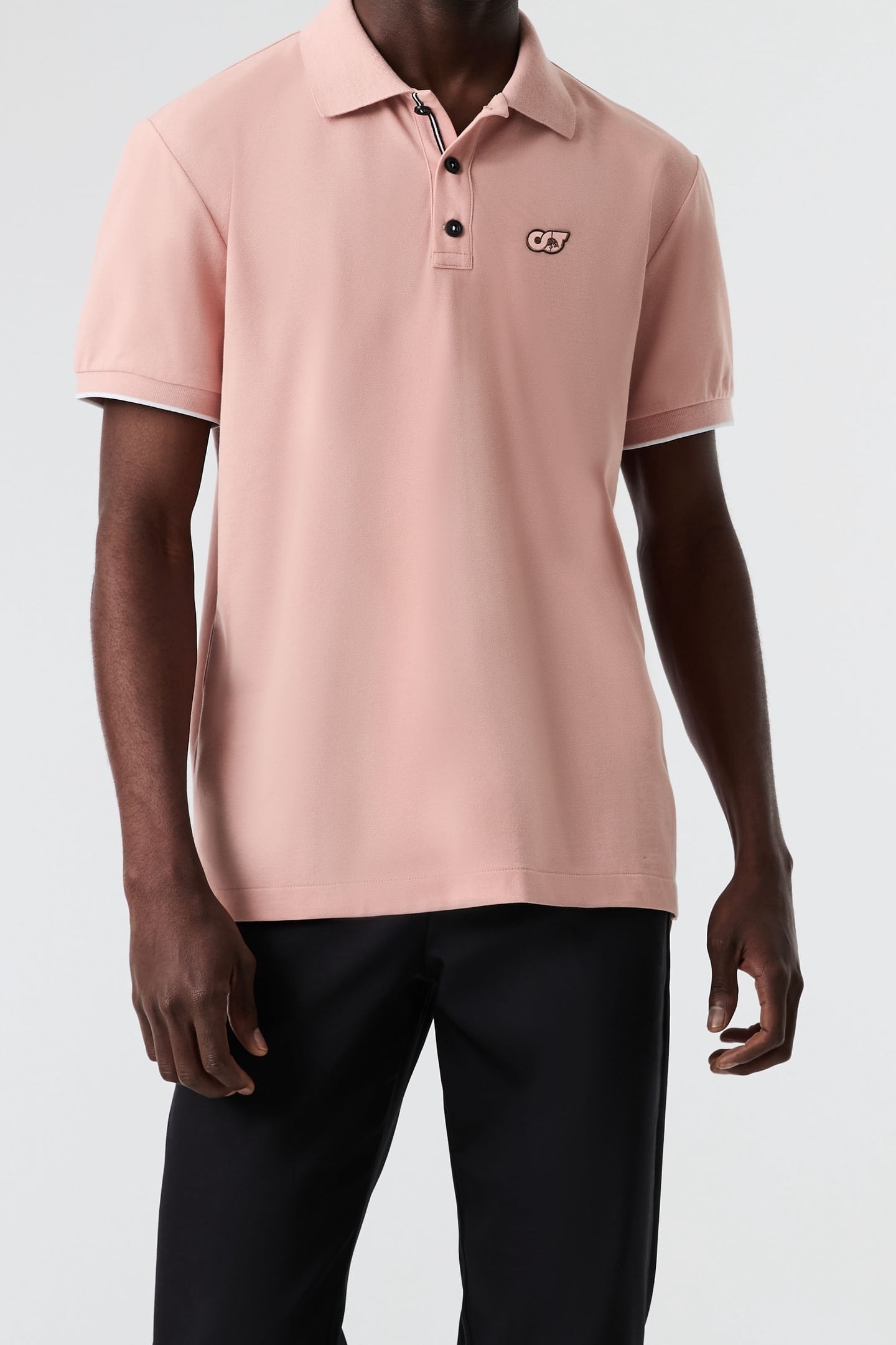 JUNX V1.Y8.01 POLO SHIRT SHORT MISTY PINK 1