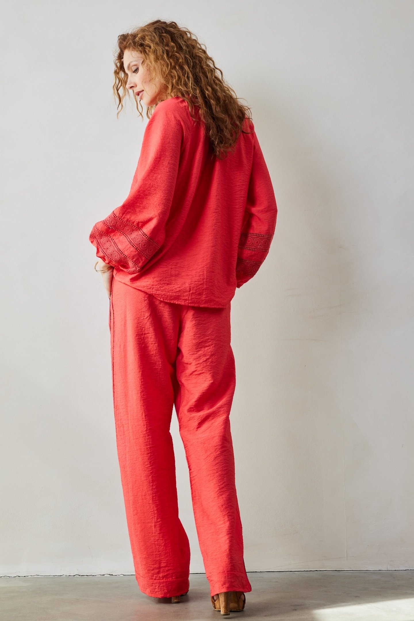 PANTS PALOMA IN ROSE RED 2