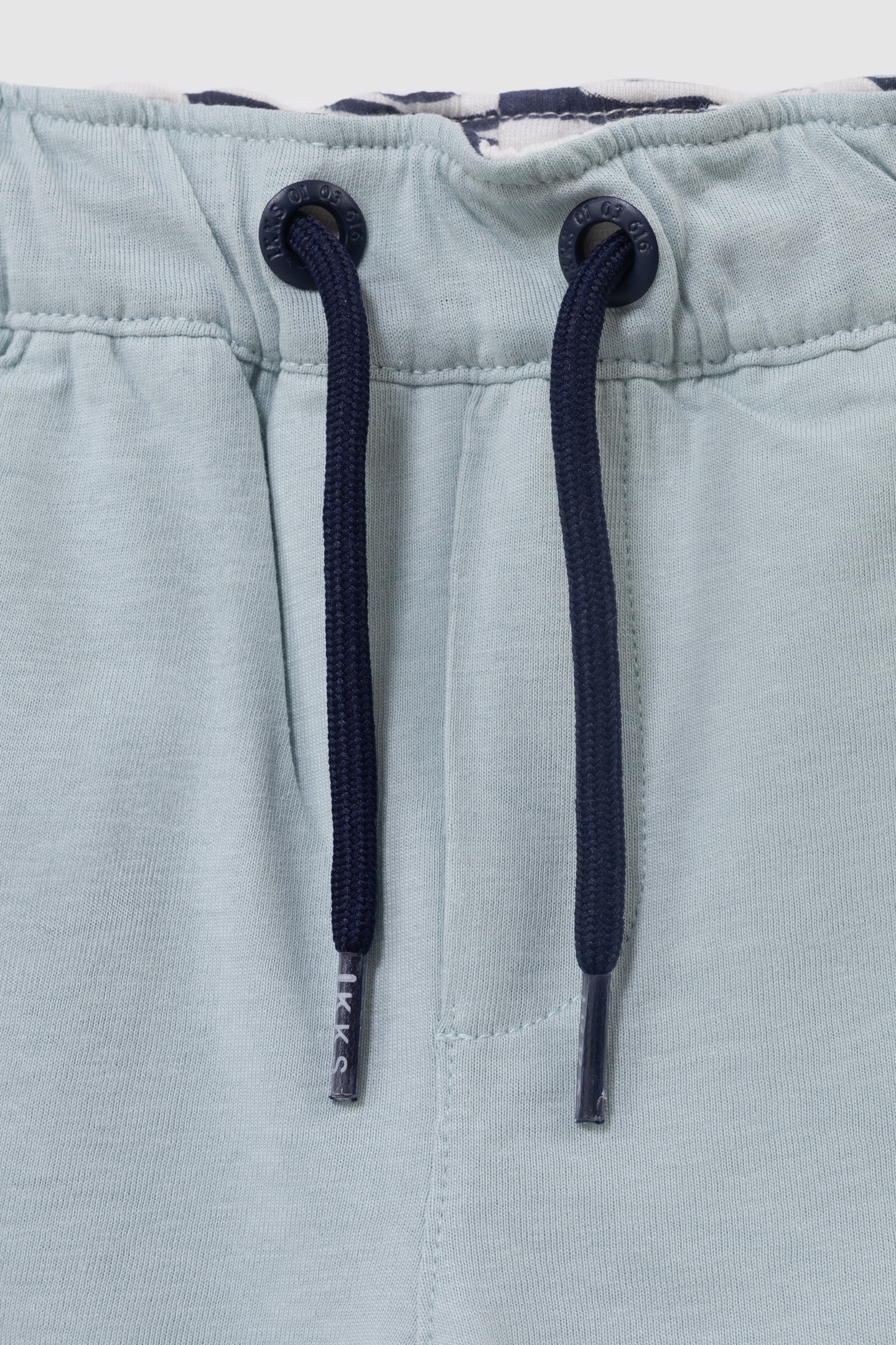 REVERSIBLE NAVY AND AQUA GREEN BERMUDA SHORTS 4