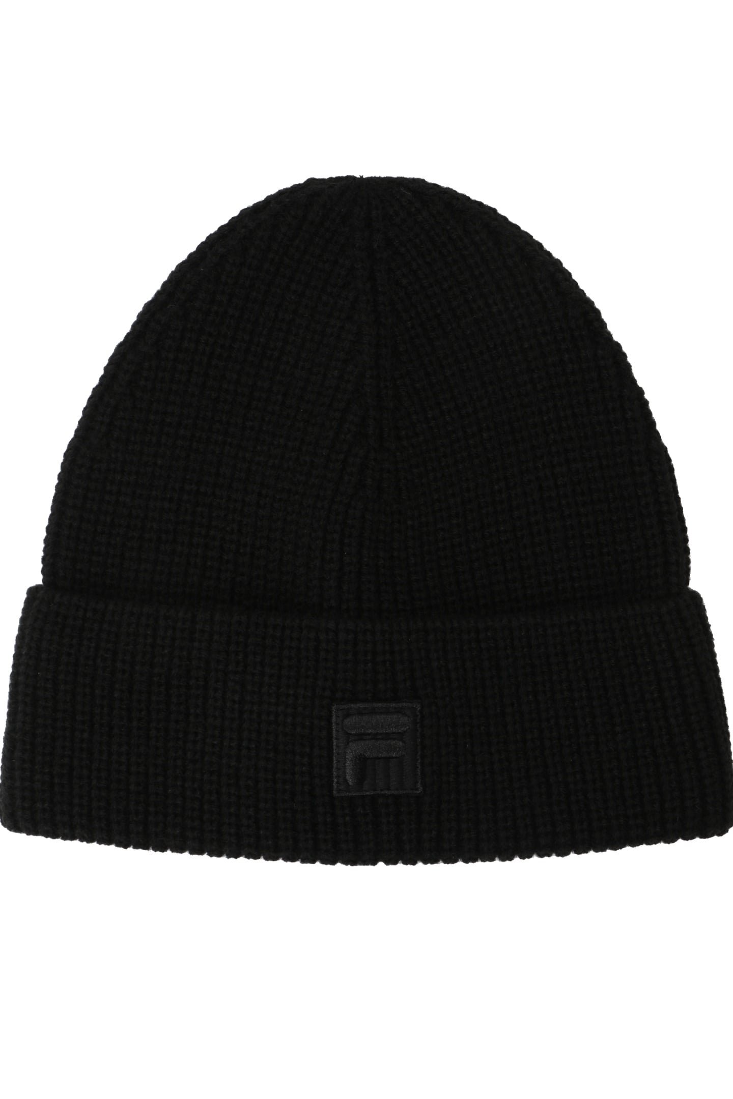 UNISEX SIMONTE HIGH TOP LOGO KNIT BEANIE BLACK 1