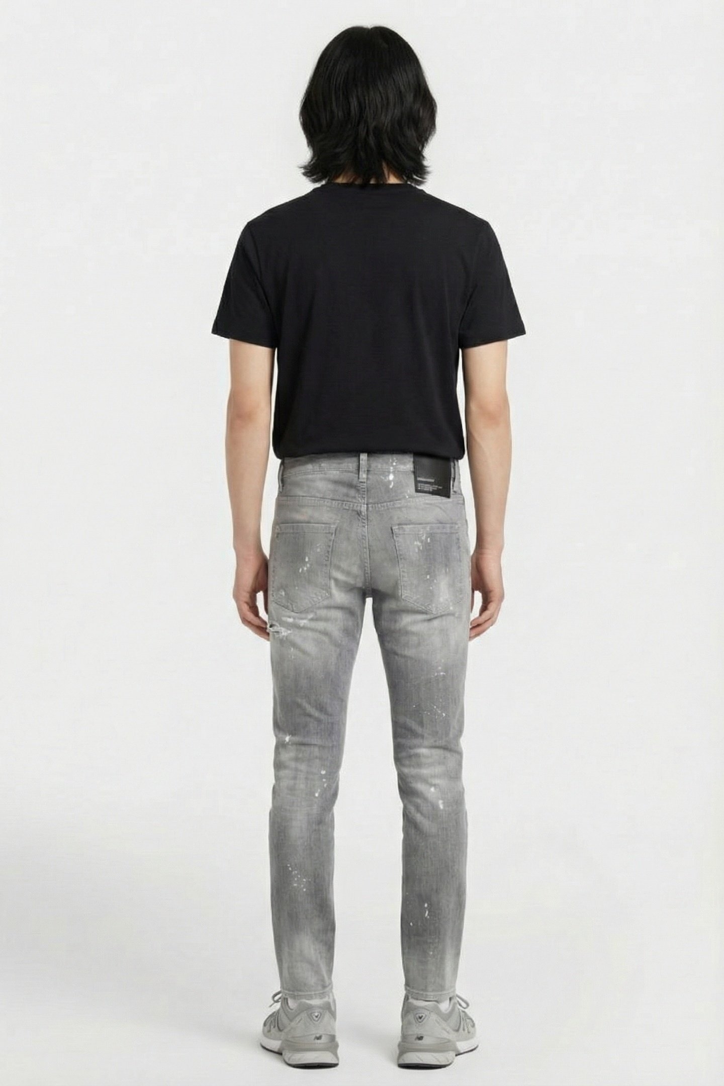 JEANS 5 POCKETS GREY 2