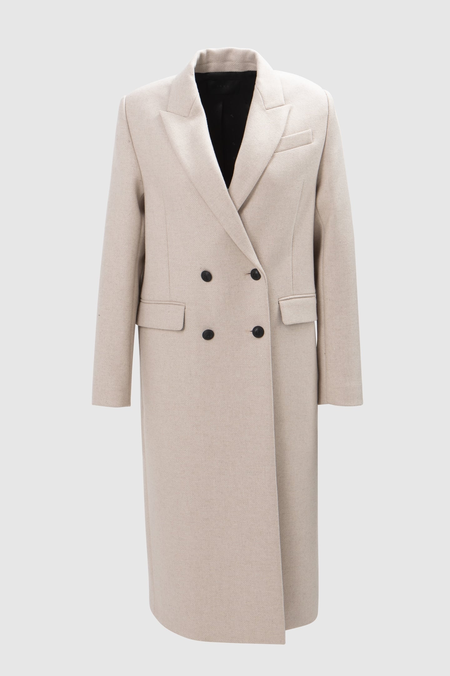 LONG ECRU PEA JACKET 7