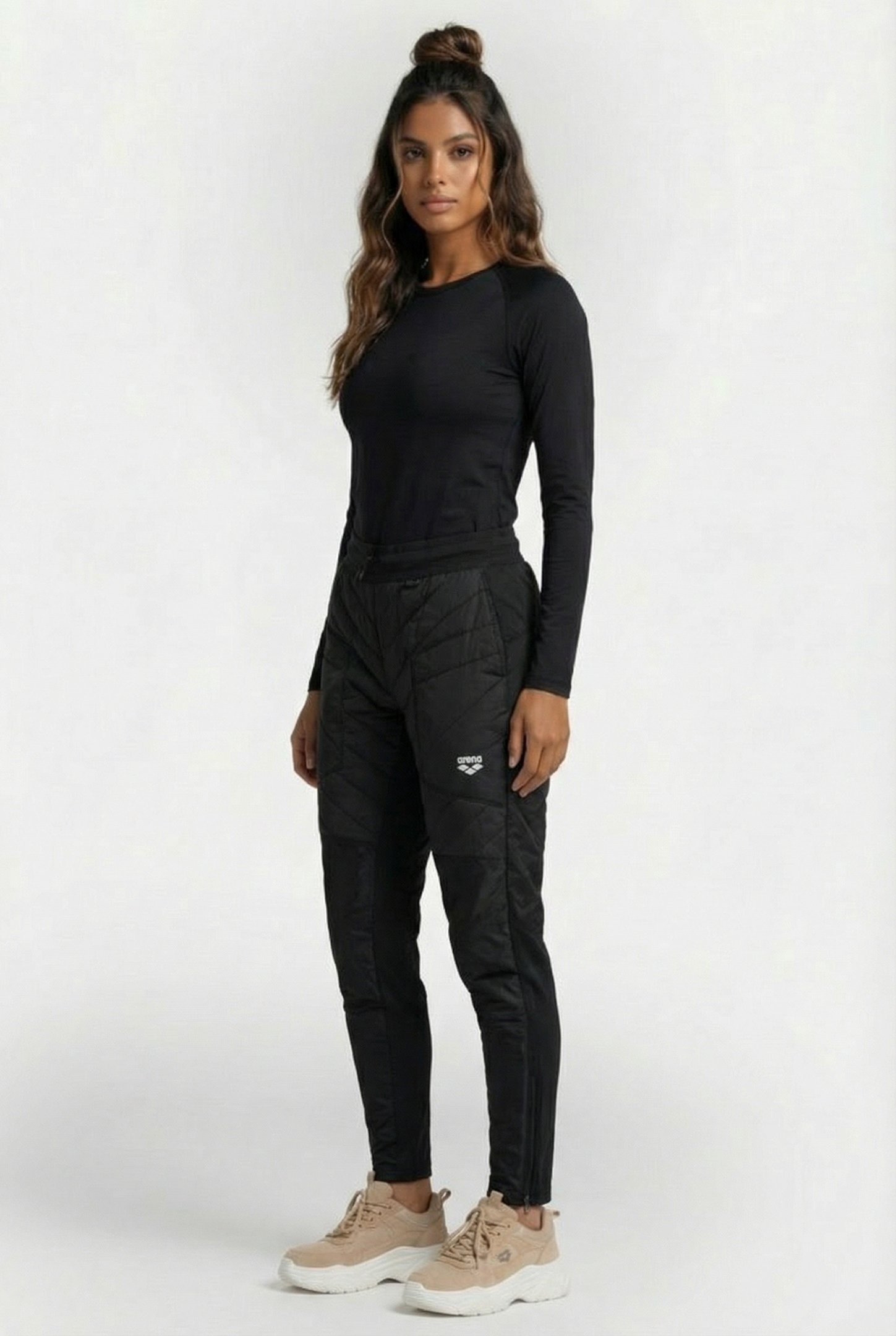 UNISEX HALF-QUILTED PANT BLACK 4