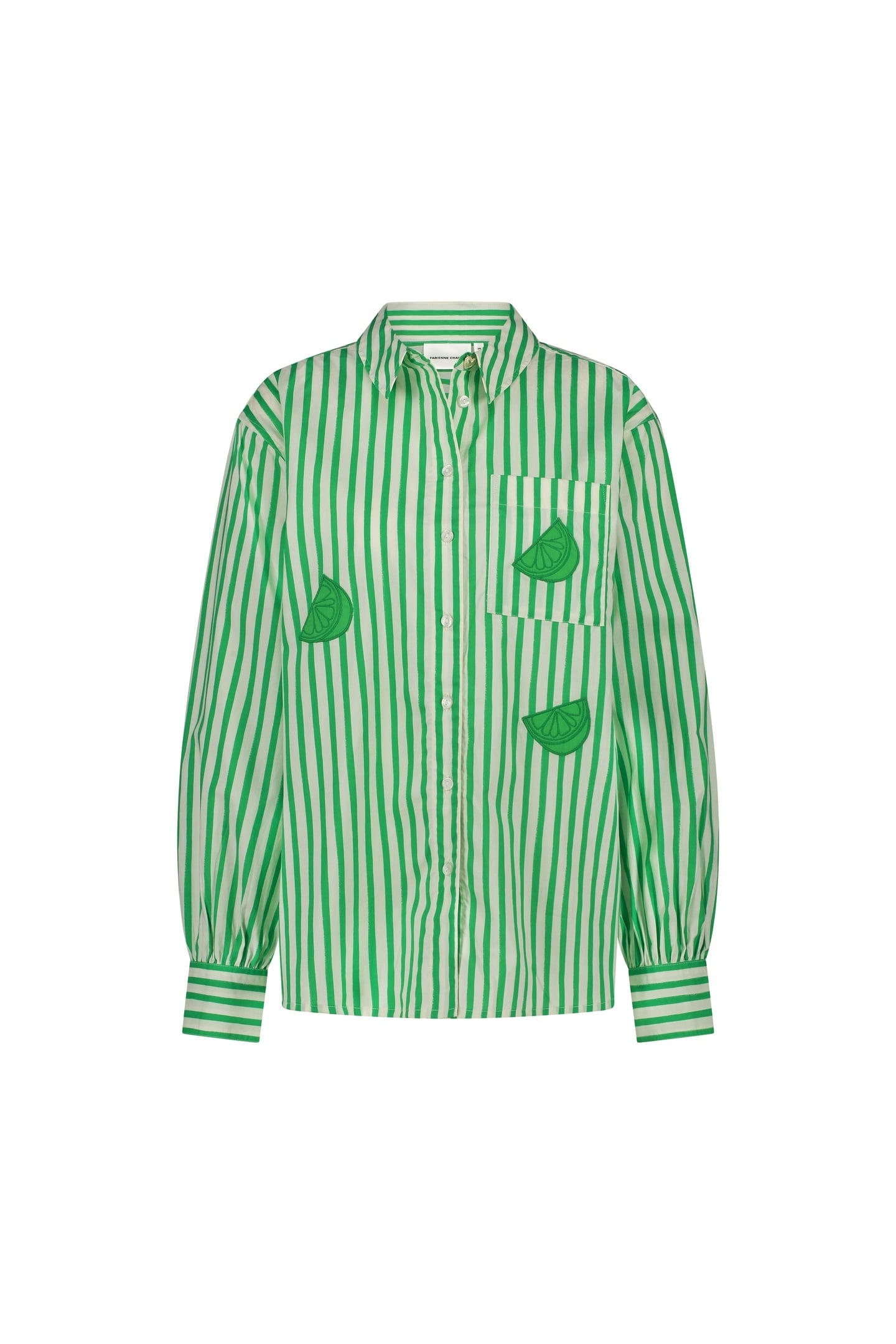 ALEX BLOUSE WARM WHITE/GREEN APP 4