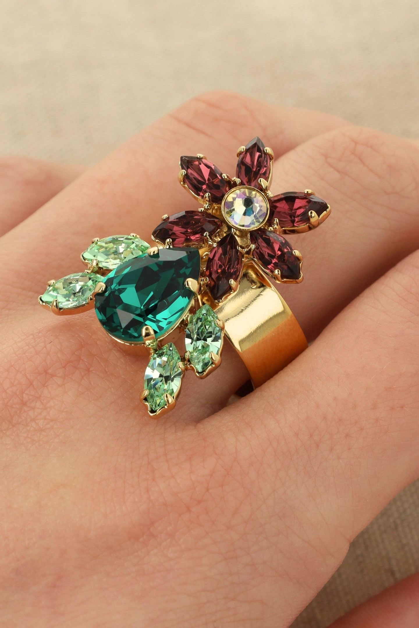 TROPICAL FLOWER RING 4