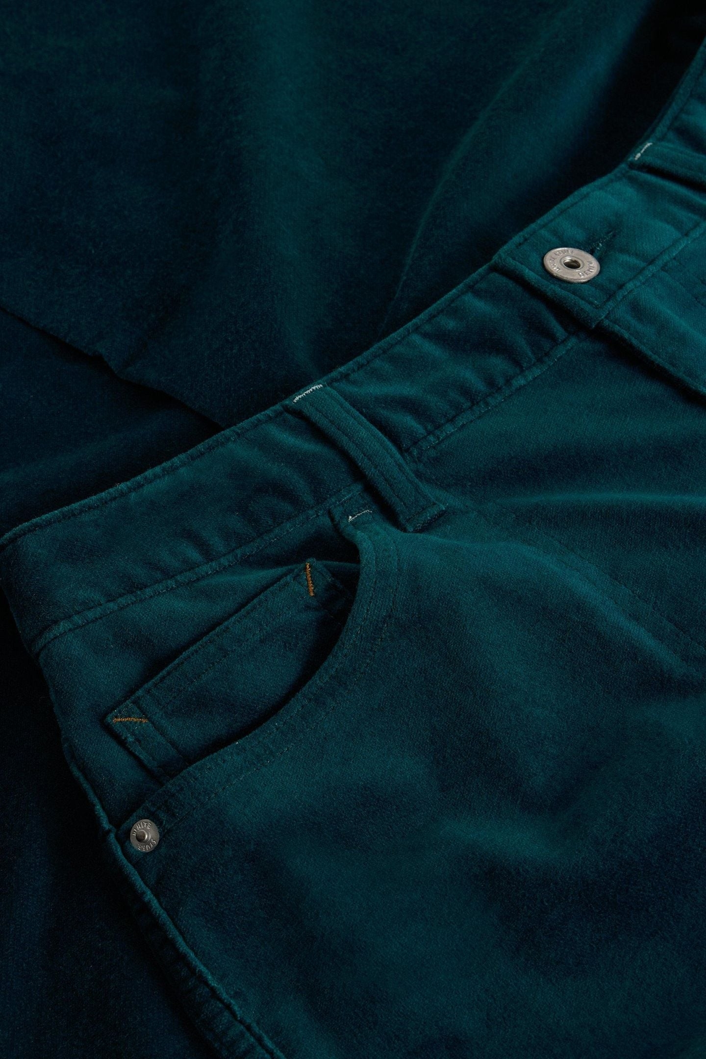 TIA VELVET WIDE LEG CROP DARK TEAL 5