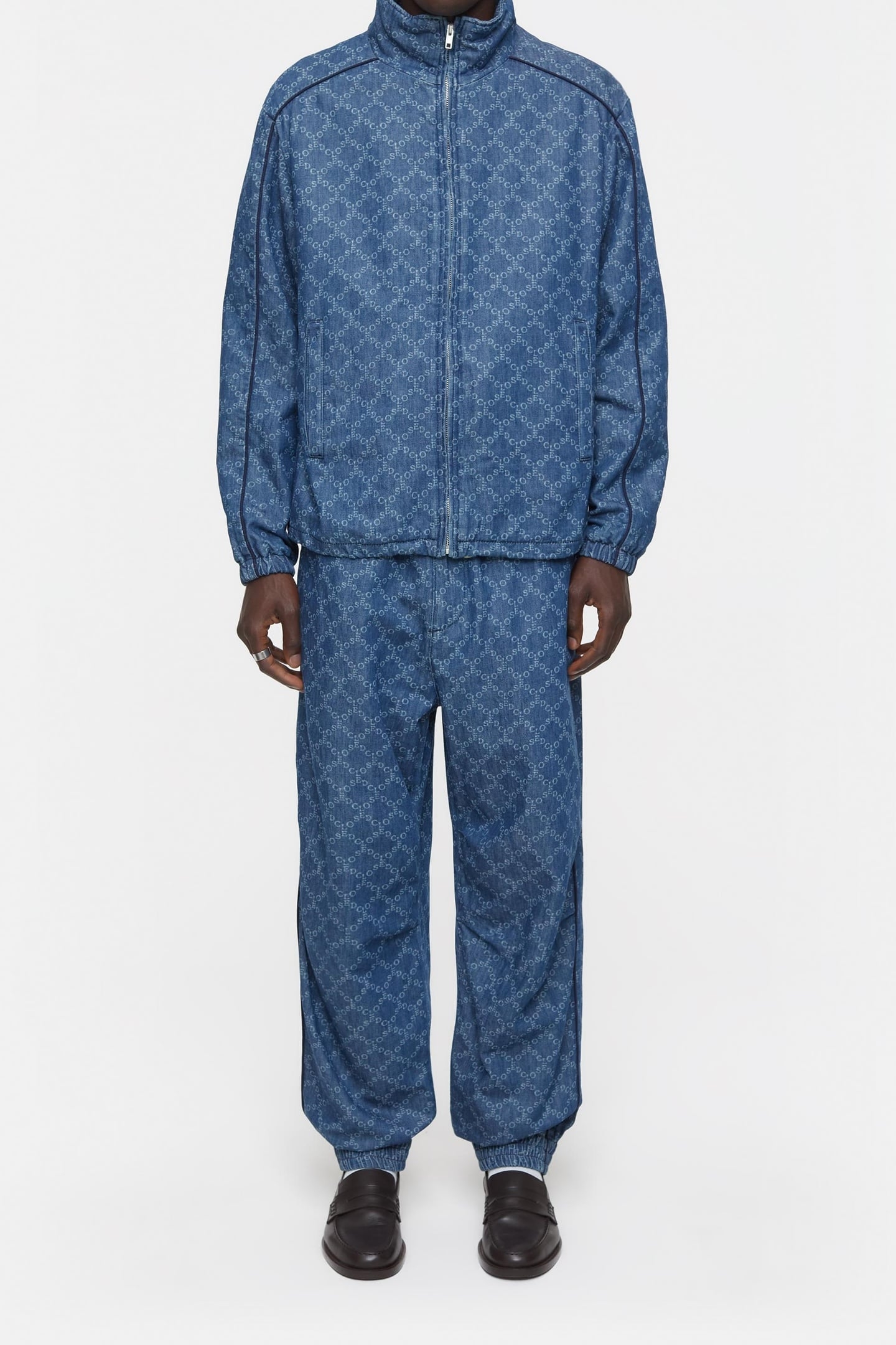 TRACK SUIT JACKET JACKETS & COATS MID BLUE 2