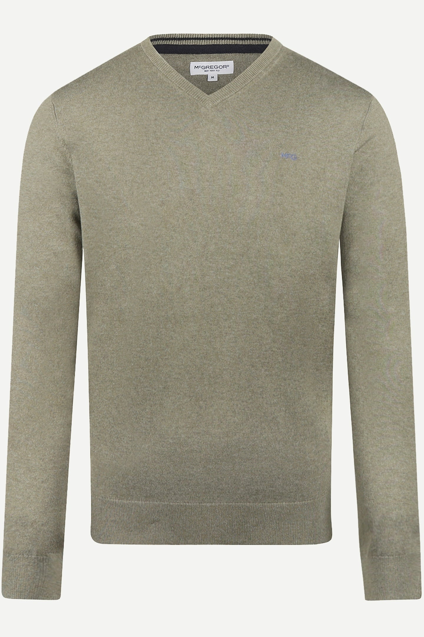 V-NECK SWEATER LIGHT OLIVE 2
