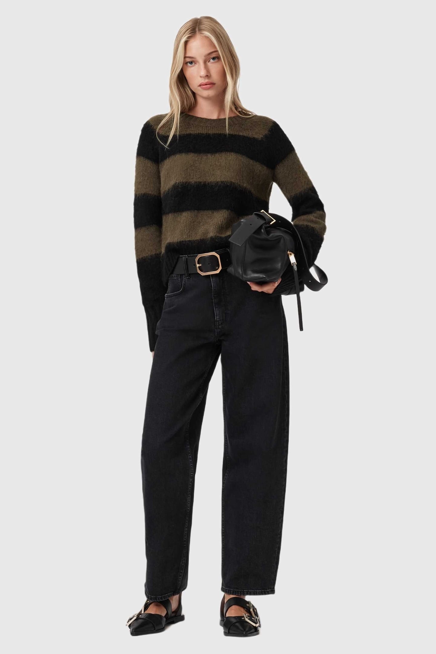 LOU JUMPER BLACK/GREEN 3