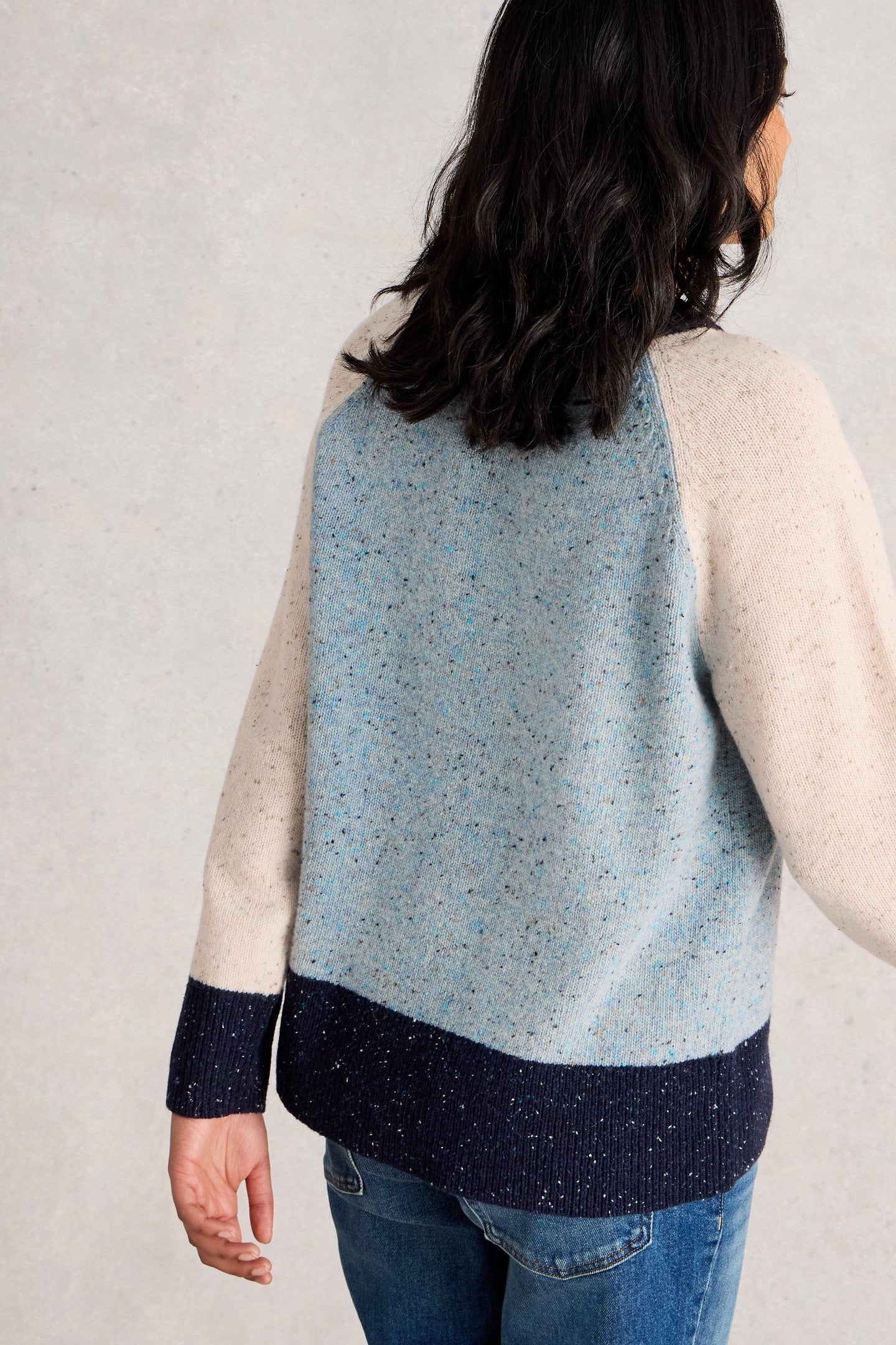 COLOURBLOCK NEP JUMPER BLUE MULTI 2