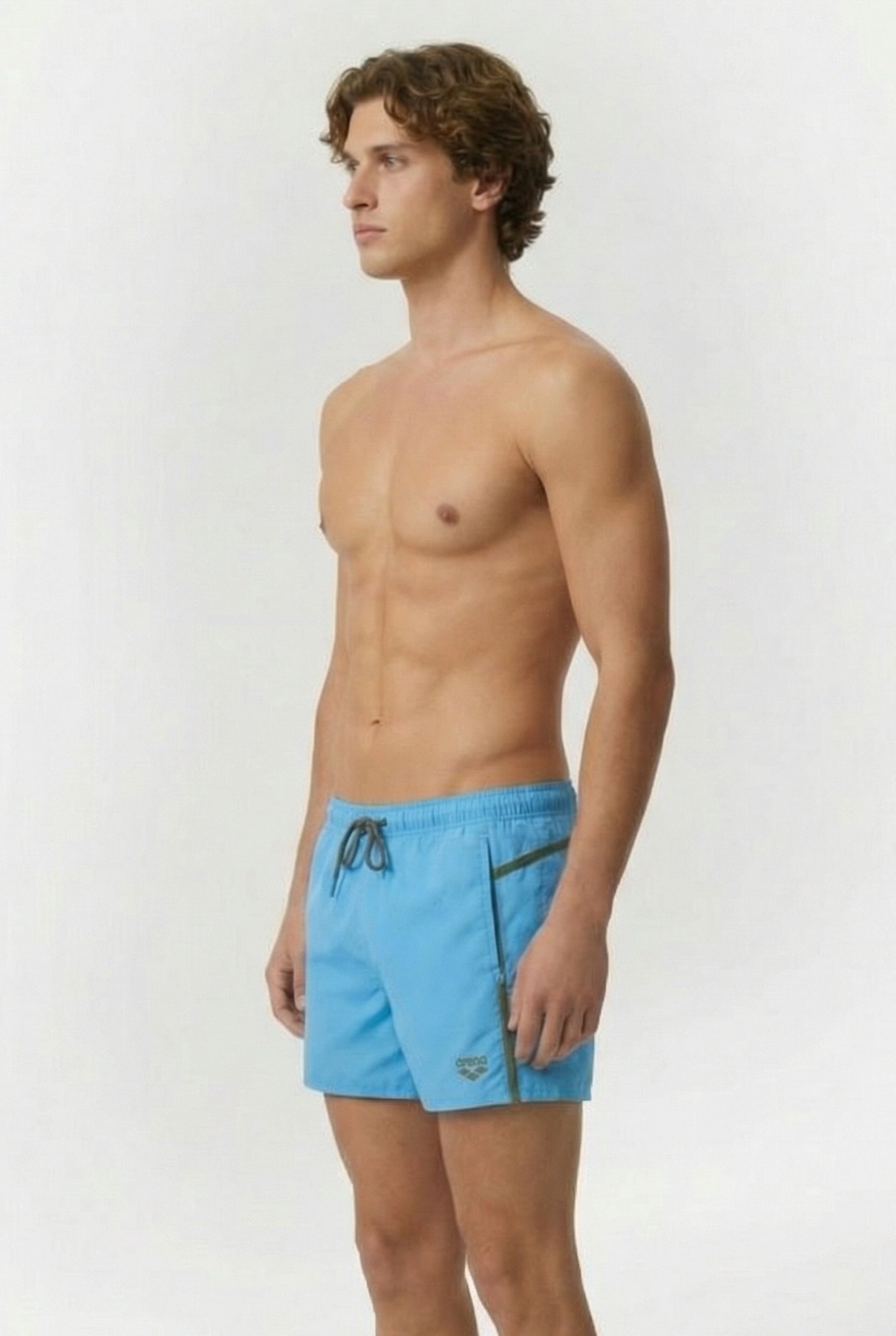 MEN'S ARENA PRO_FILE BEACH SHORT TURQUOISE-DARK OLIVE 3