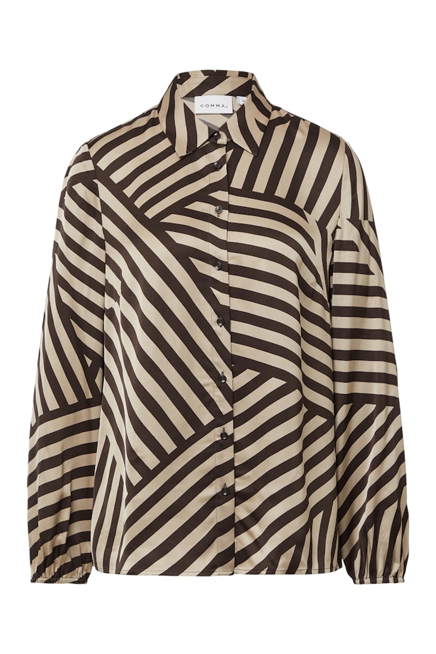 COMMA BLOUSES BROWN-DARK 4