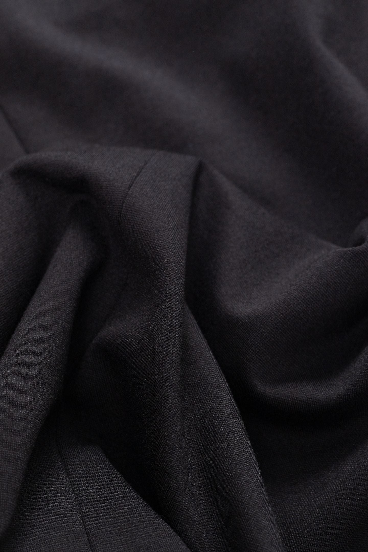 BLACK MILANO KNIT SPLIT PENCIL SKIRT 8