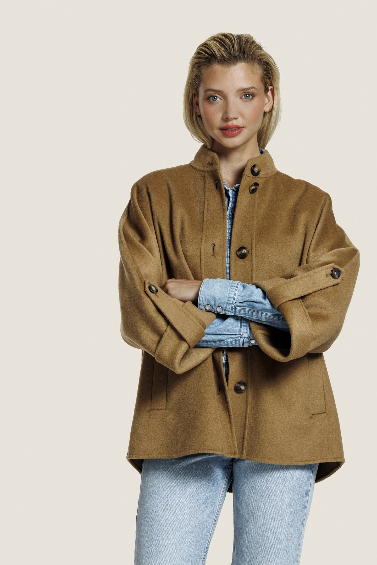 VAJEN WOOL JACKET TABACCO 2