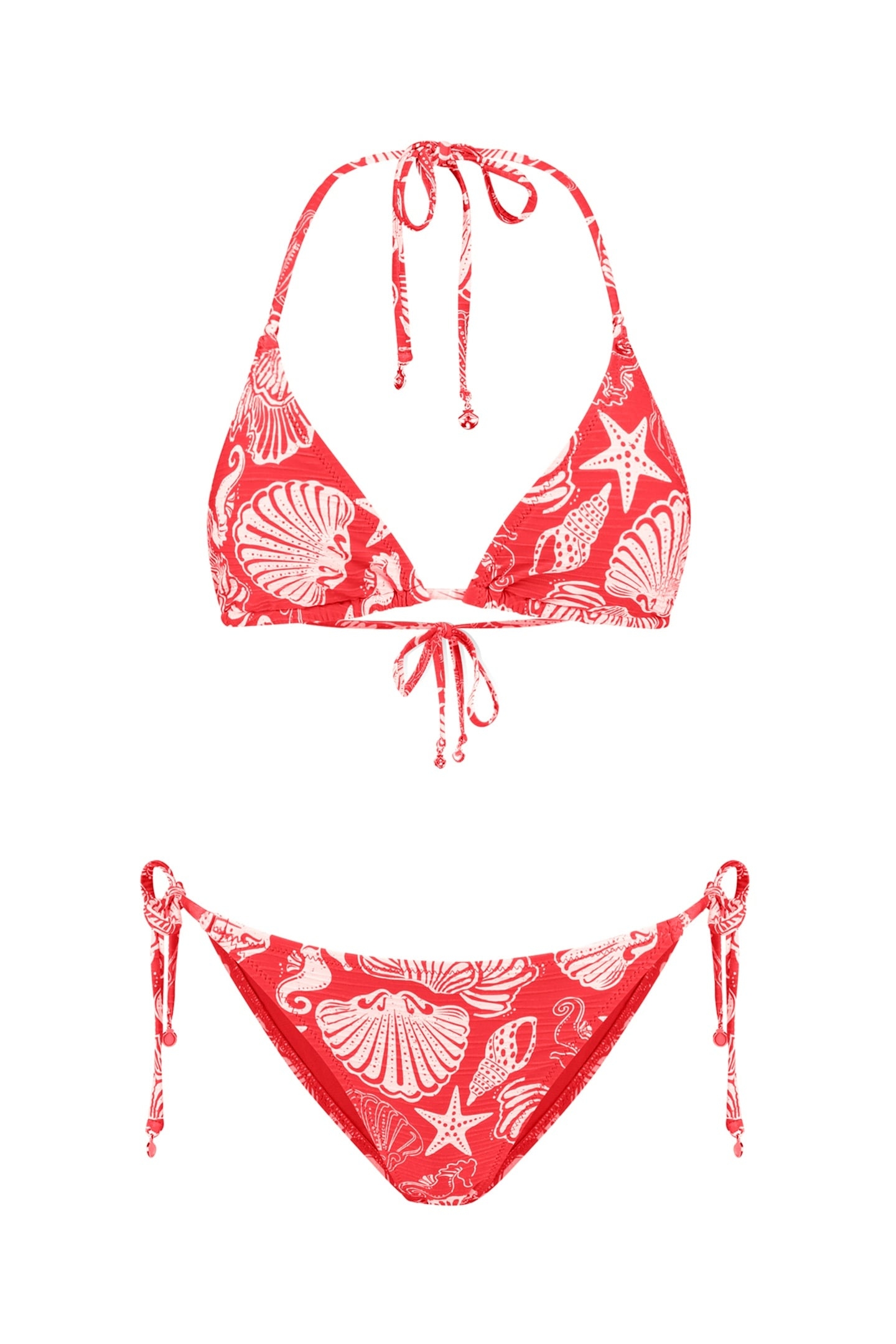 LIZ BIKINI SET BEACH DAY RED HIBISCUS BEACH DAY 5