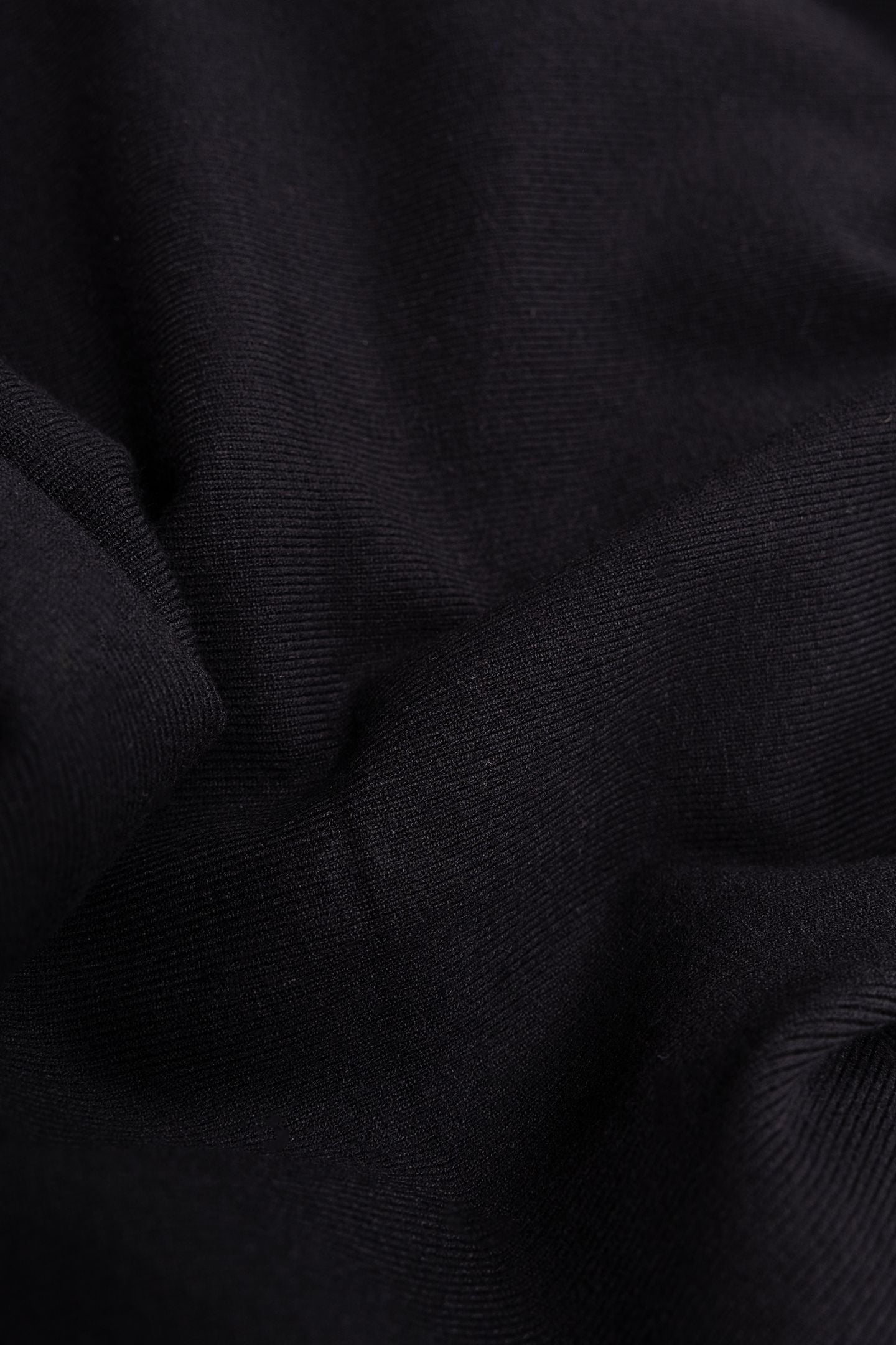 BLACK LOOSE KNIT CARDIGAN ENGRAVED METAL BUTTONS 6