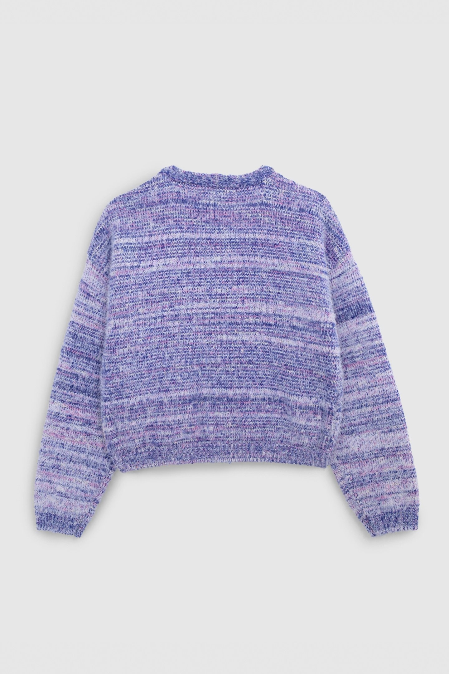 GIRL'S BLUE AND PINK KNITTED CARDIGAN 2