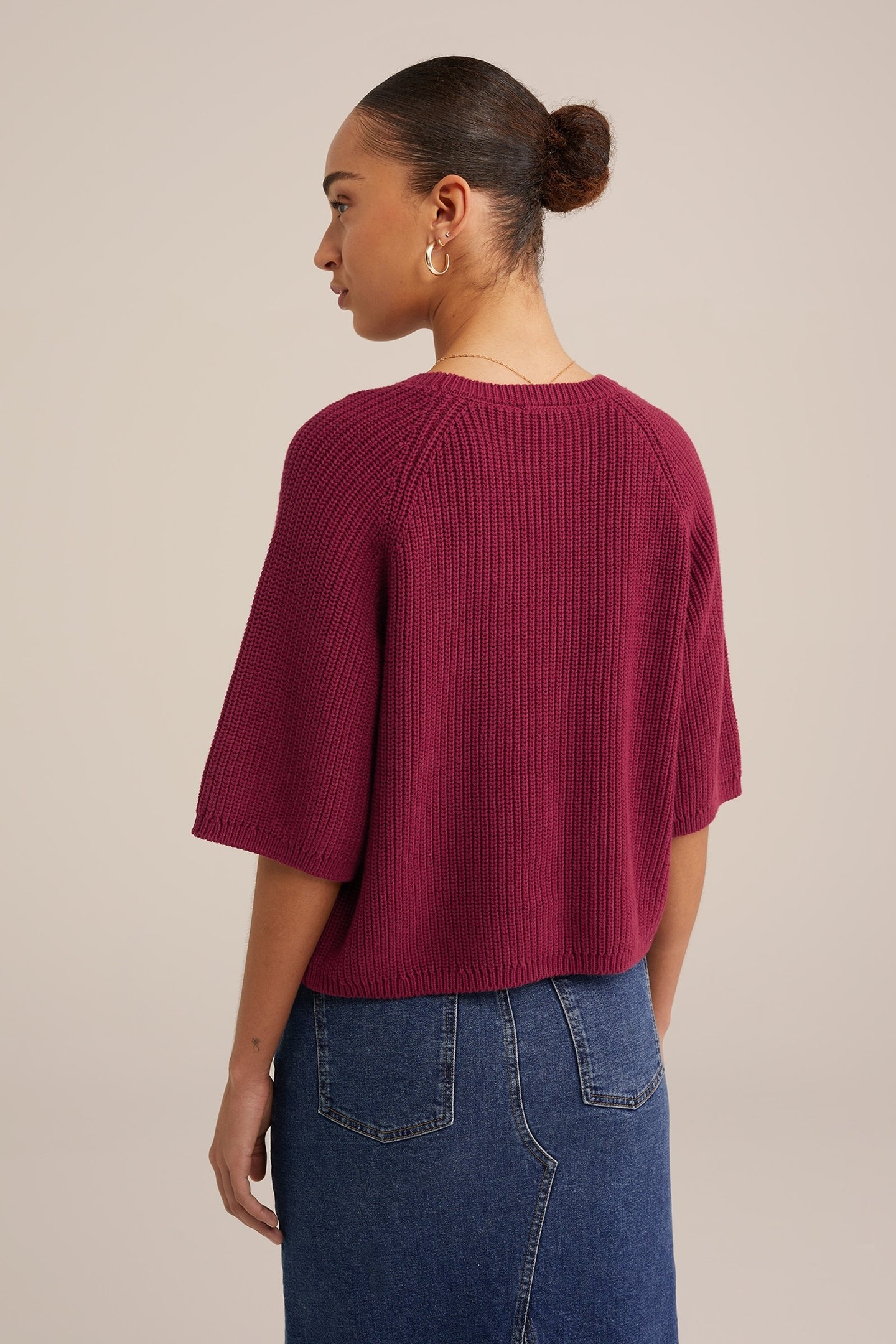 KNITTED PULLOVER VINTAGE RED 3