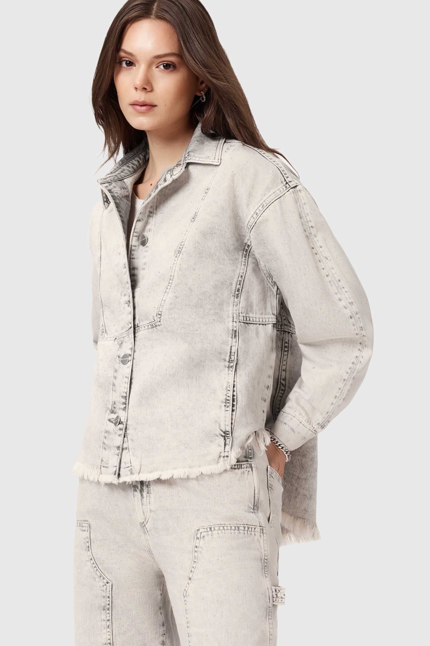 HETTIE XTAL SHACKET SNOW GREY 3